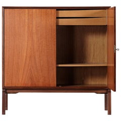 Vintage Teak Sideboard, Denmark 1965 Chest Arne Vodder like Drawers Midcenturymodern