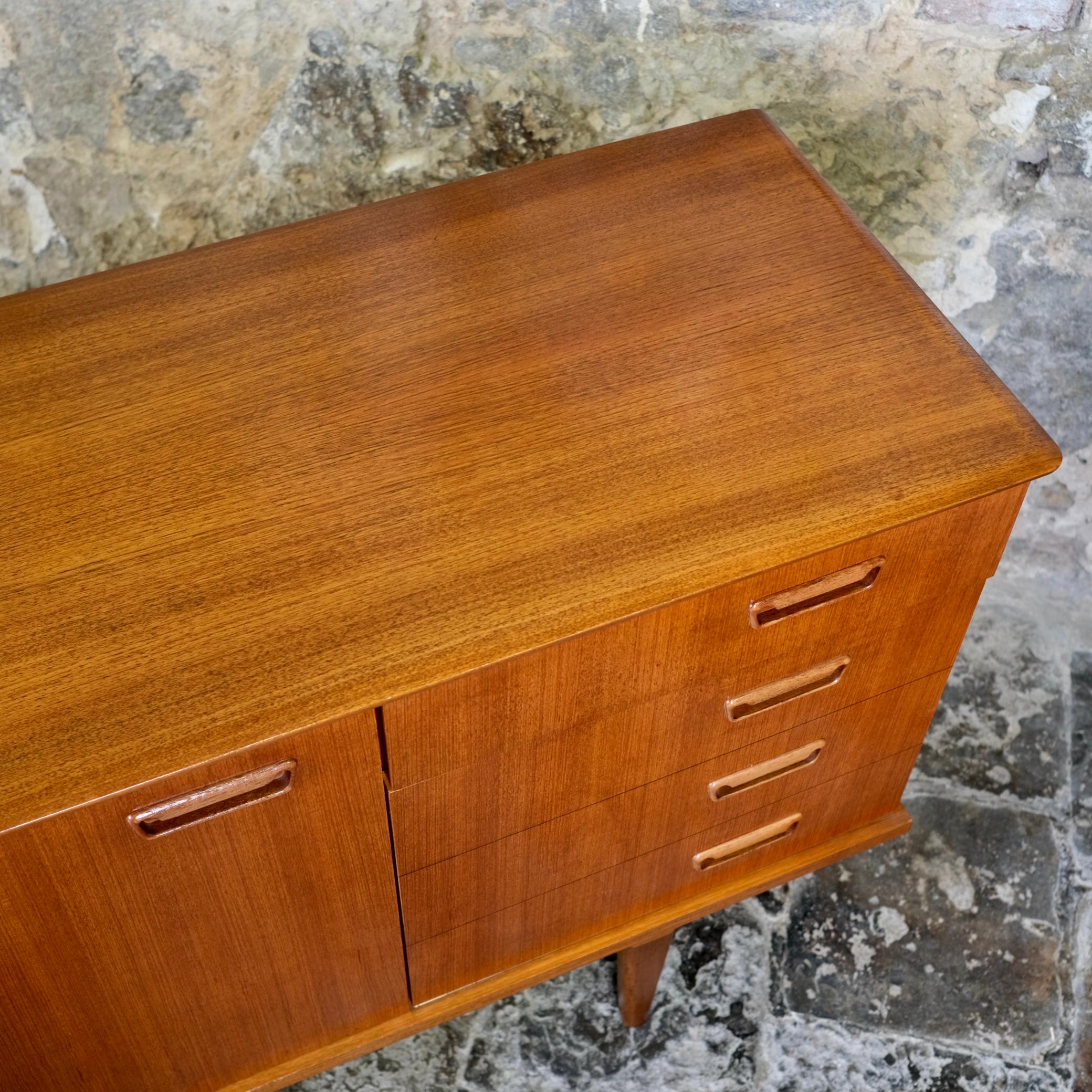 Teak sideboard designed by Ib Kofod-Larsen for LB editions, France, 1966 4