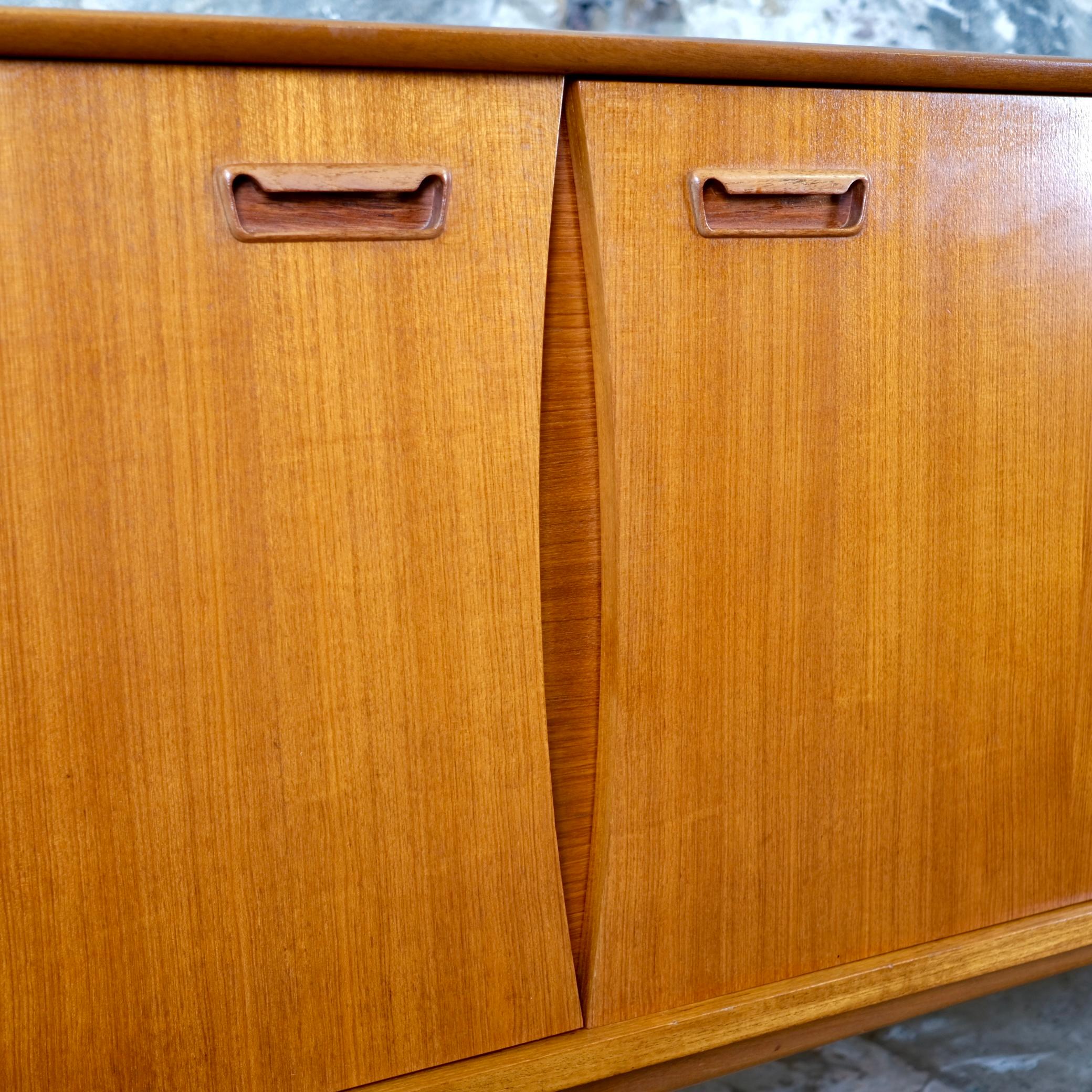 Teak sideboard designed by Ib Kofod-Larsen for LB editions, France, 1966 1