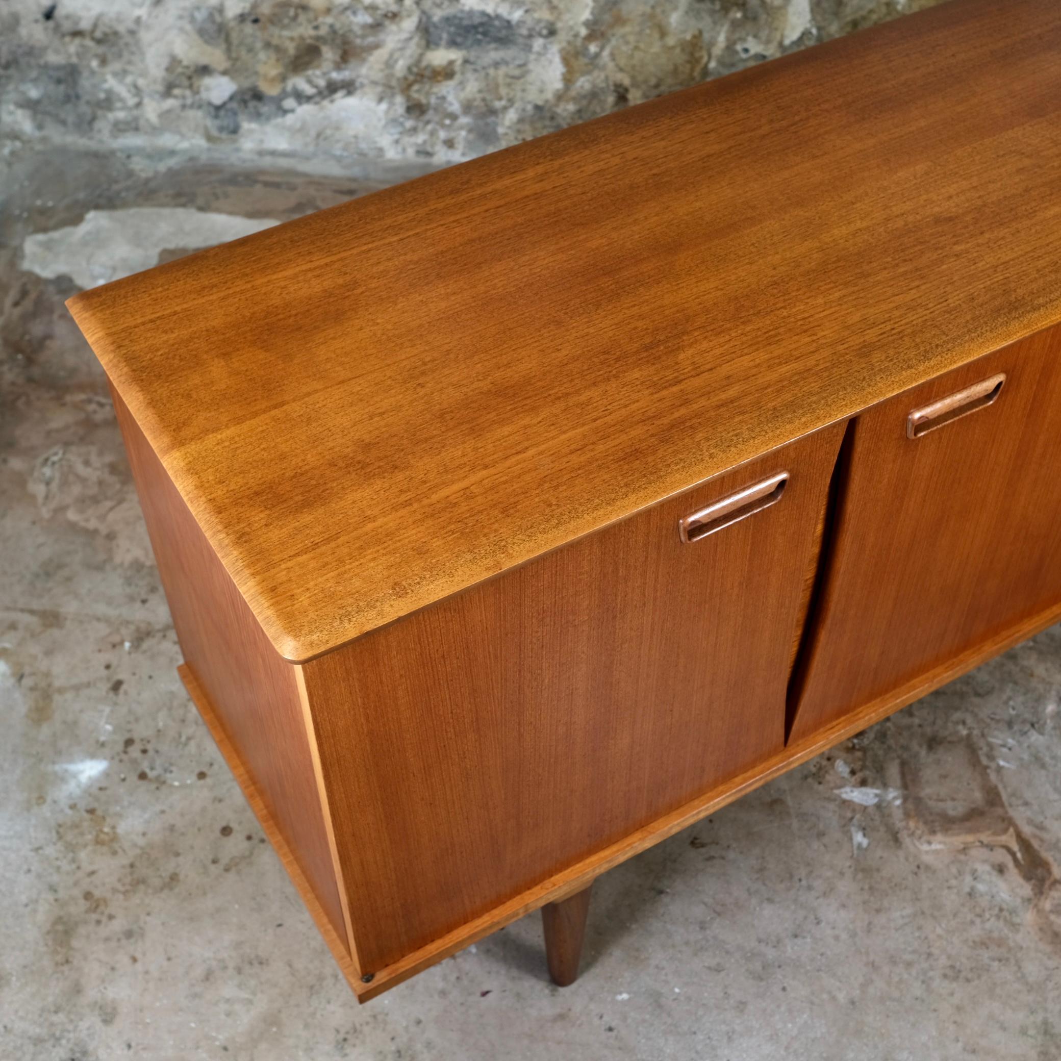 Teak sideboard designed by Ib Kofod-Larsen for LB editions, France, 1966 2