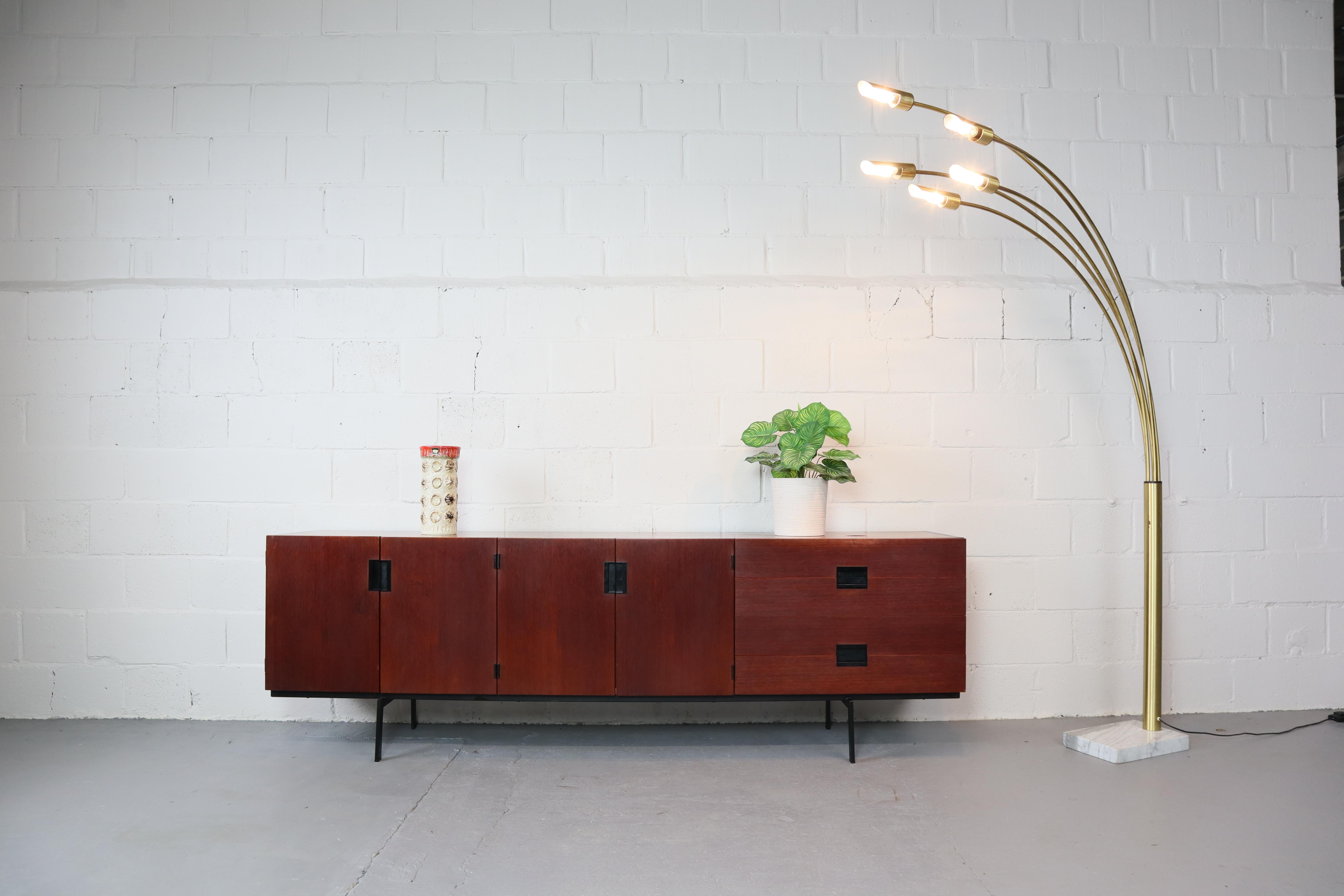 Lacquered Teak Sideboard DU03 by Cees Braakman for UMS Pastoe, 1958, Netherlands For Sale