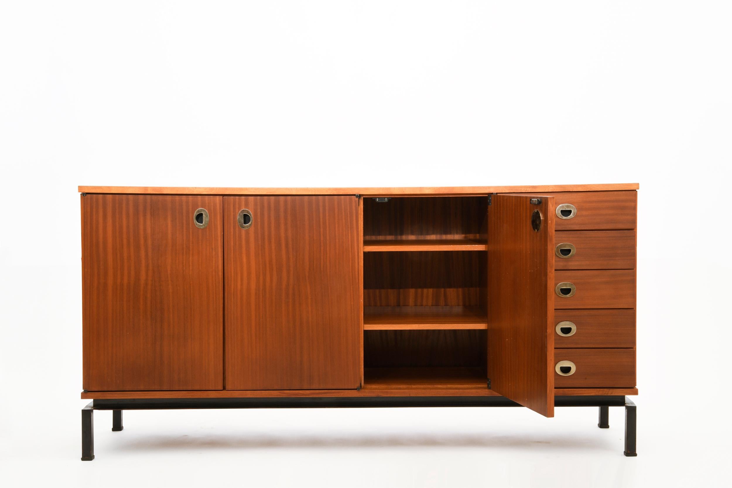 Teak Sideboard In Good Condition For Sale In New York, NY