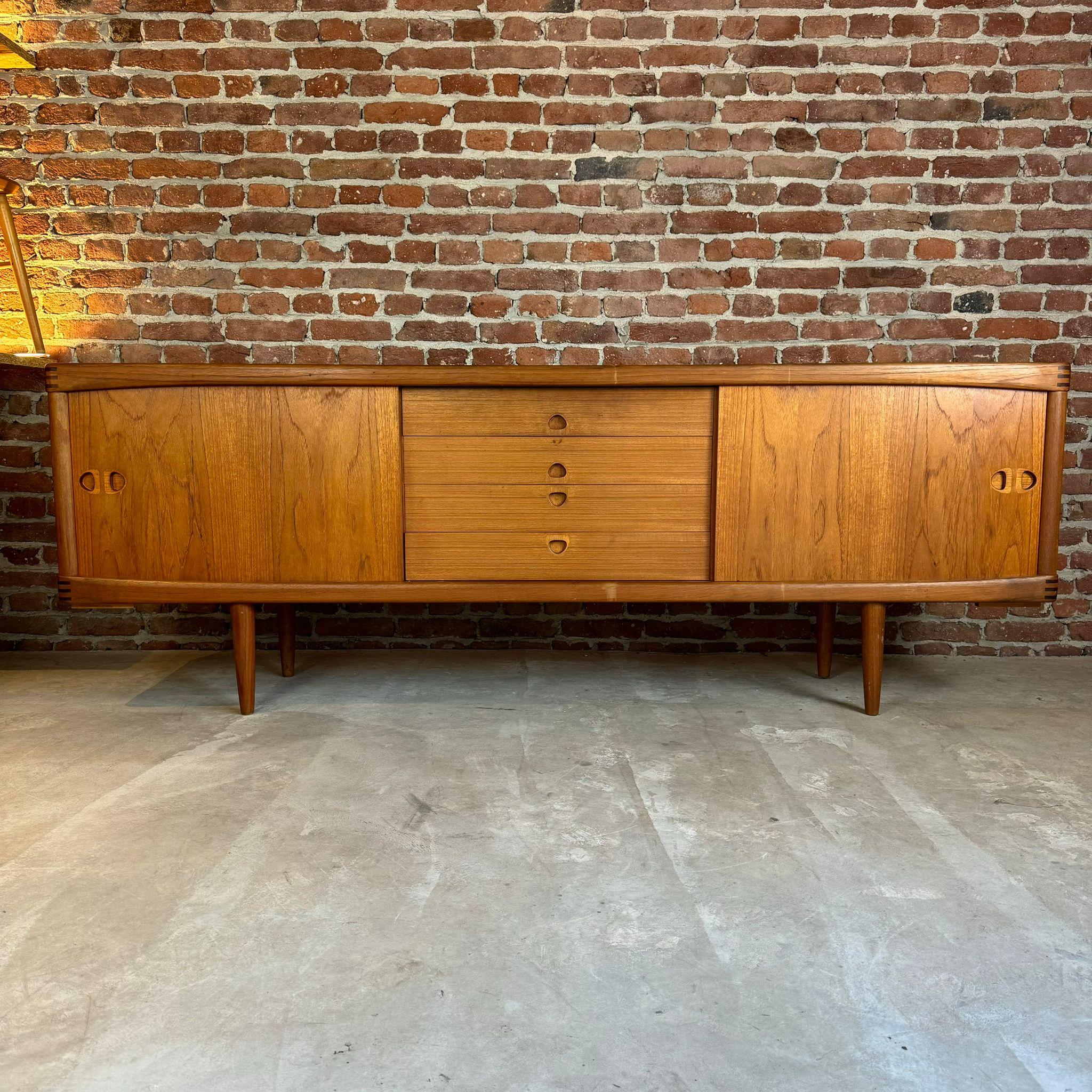 Danish Teak Sideboard H. W. Klein for Bramin, Denmark 1960s