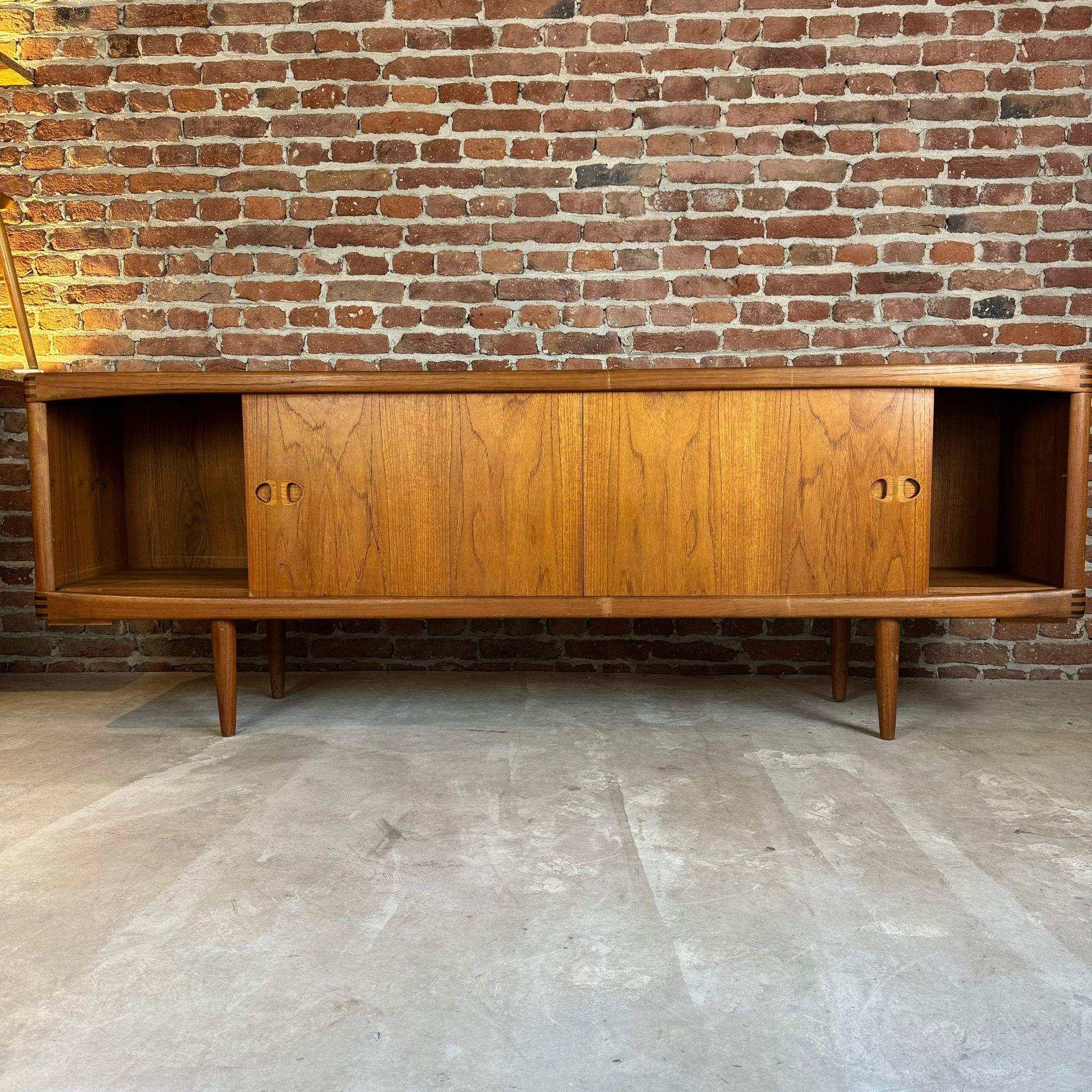 Mid-20th Century Teak Sideboard H. W. Klein for Bramin, Denmark 1960s