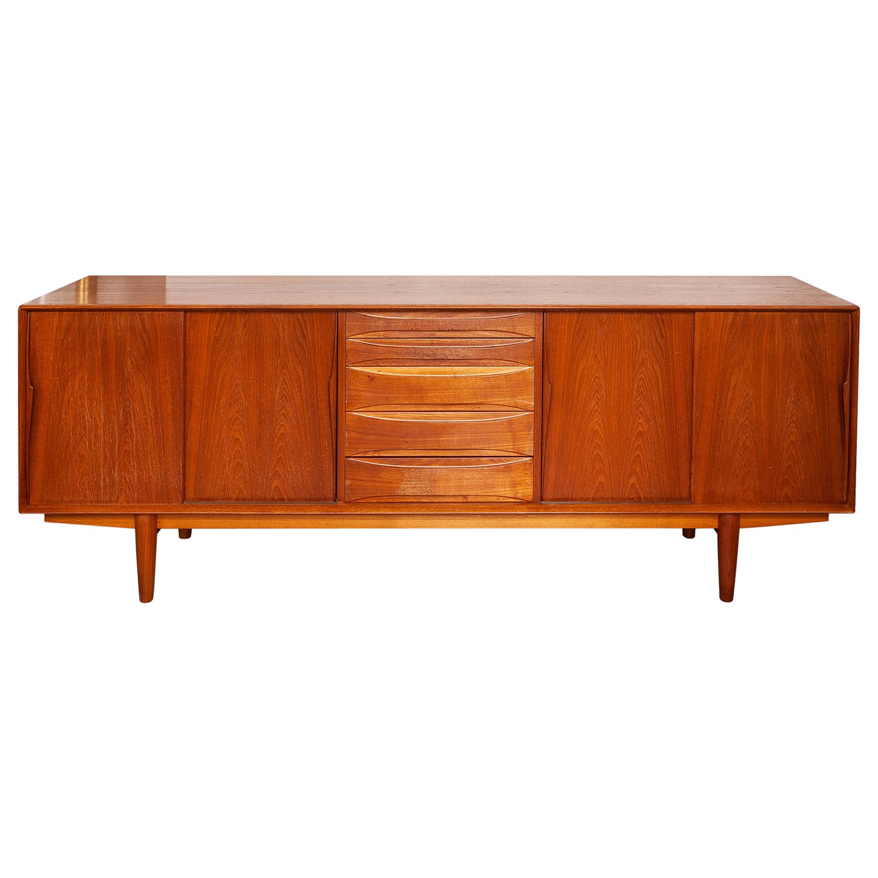 Teak Sideboard in Style of Arne Vodder by Skovby Mobelfabric, Denmark, 1960s