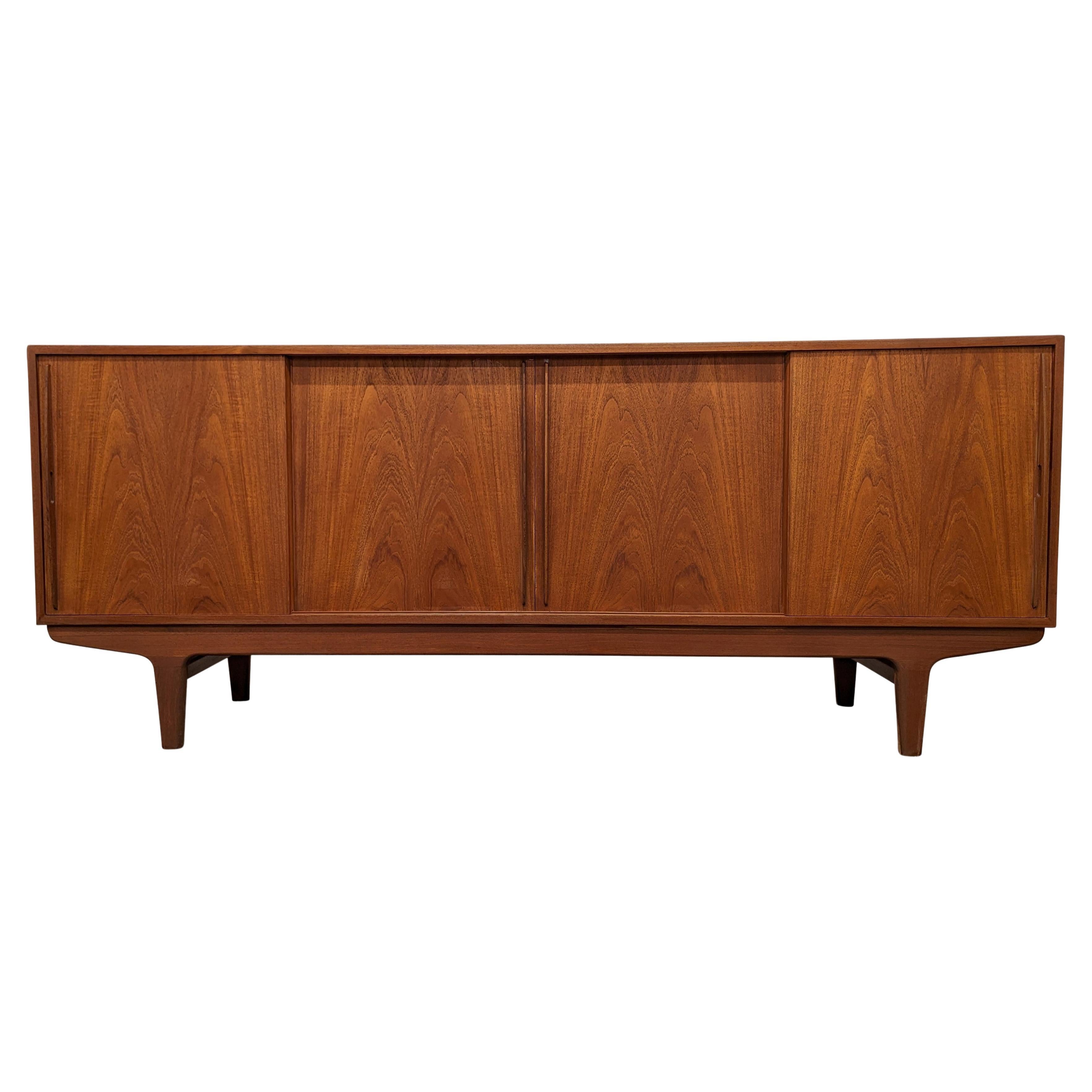 Midcentury Danish GPlan Solid Teak Sideboard Credenza Media