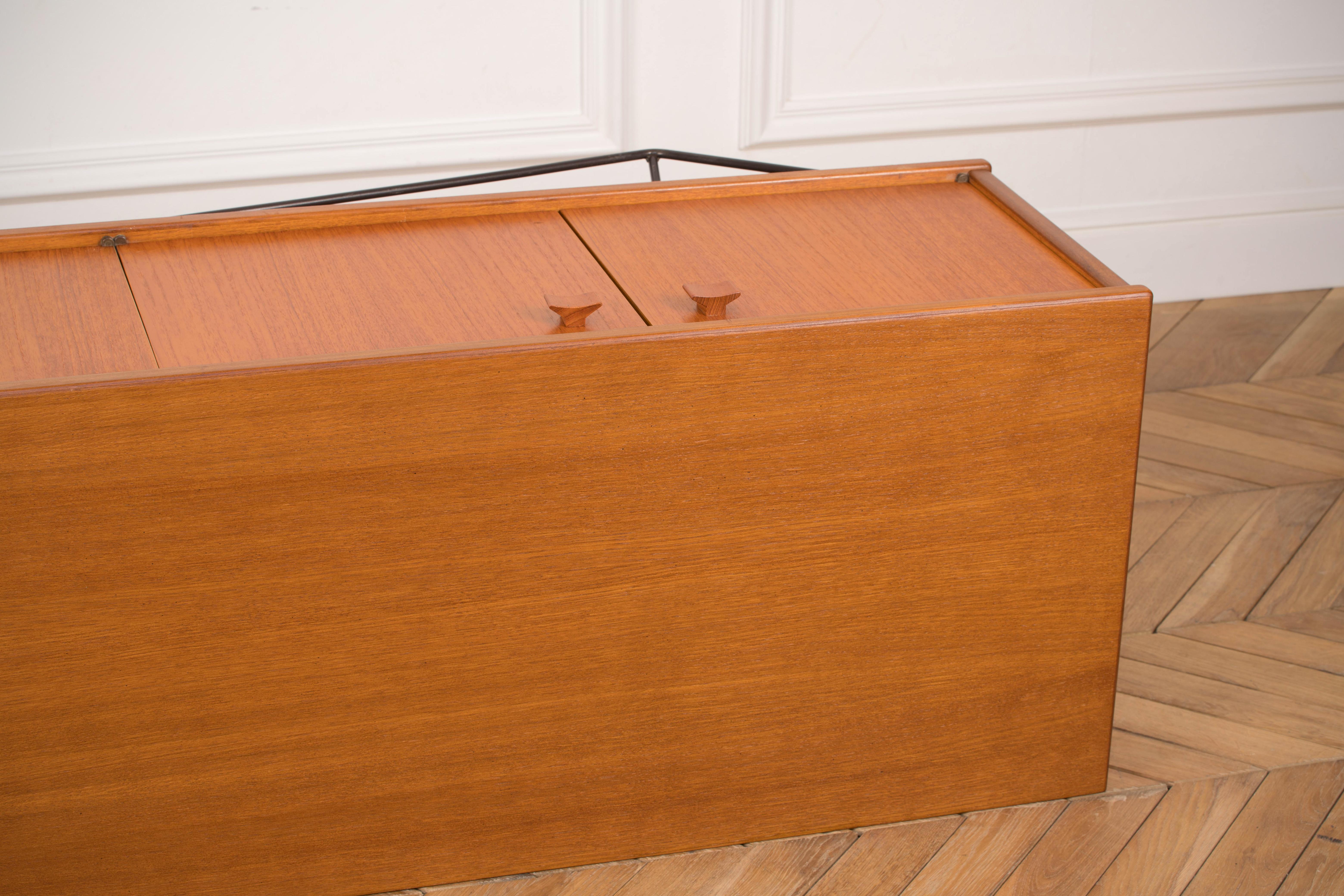 Teak Sideboard, Minimalist, 1960s 9