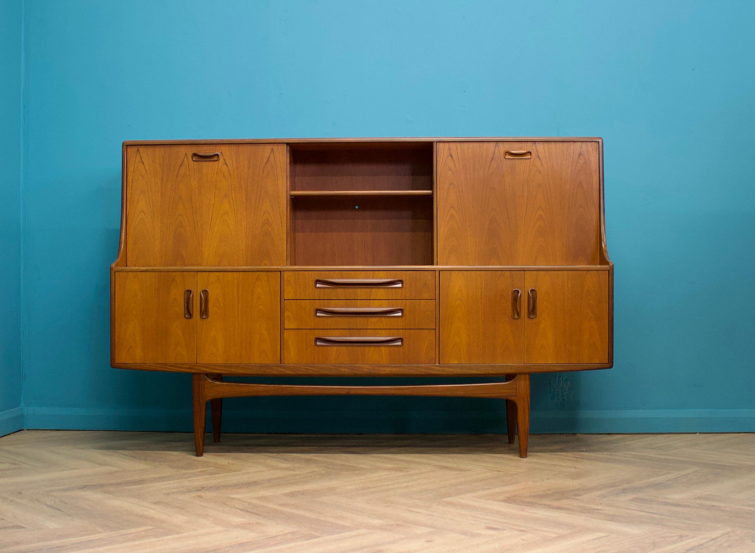 Mid-Century Modern Teak Sideboard or Highboard from G-Plan, 1960s