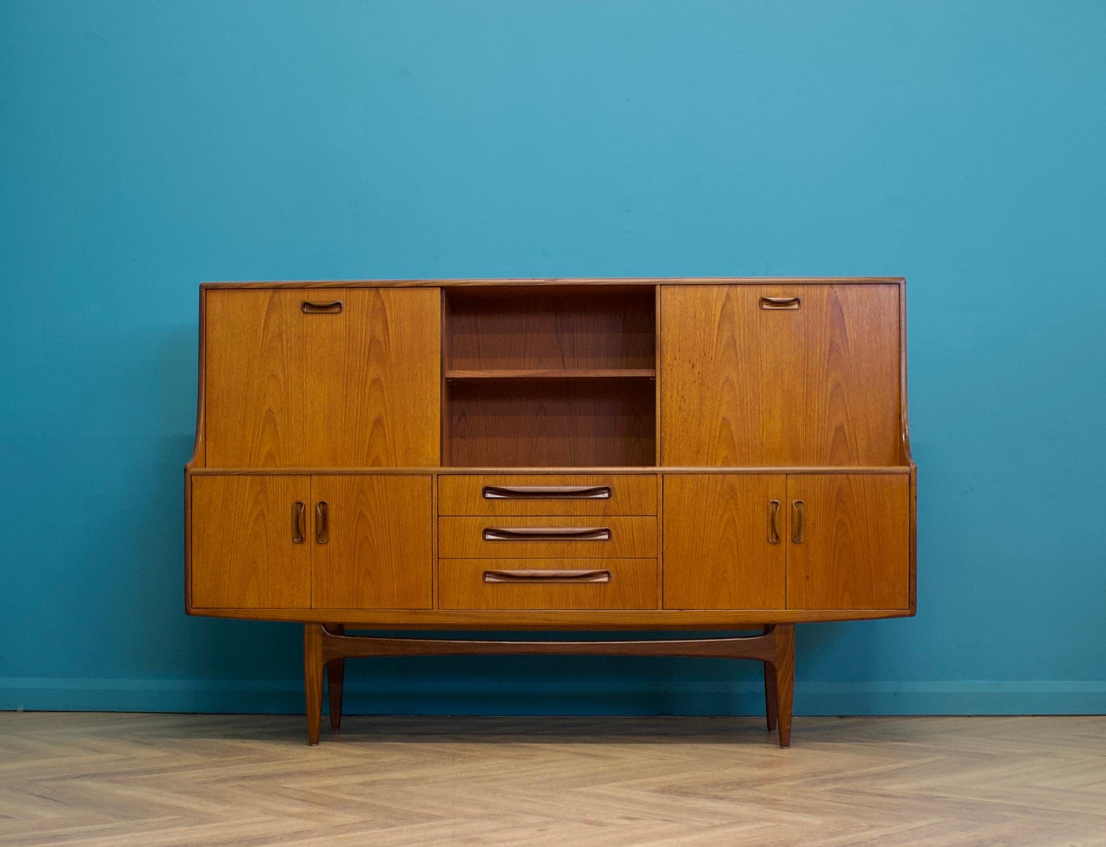 Mid-Century Modern Teak Sideboard or Highboard from G-Plan, 1960s