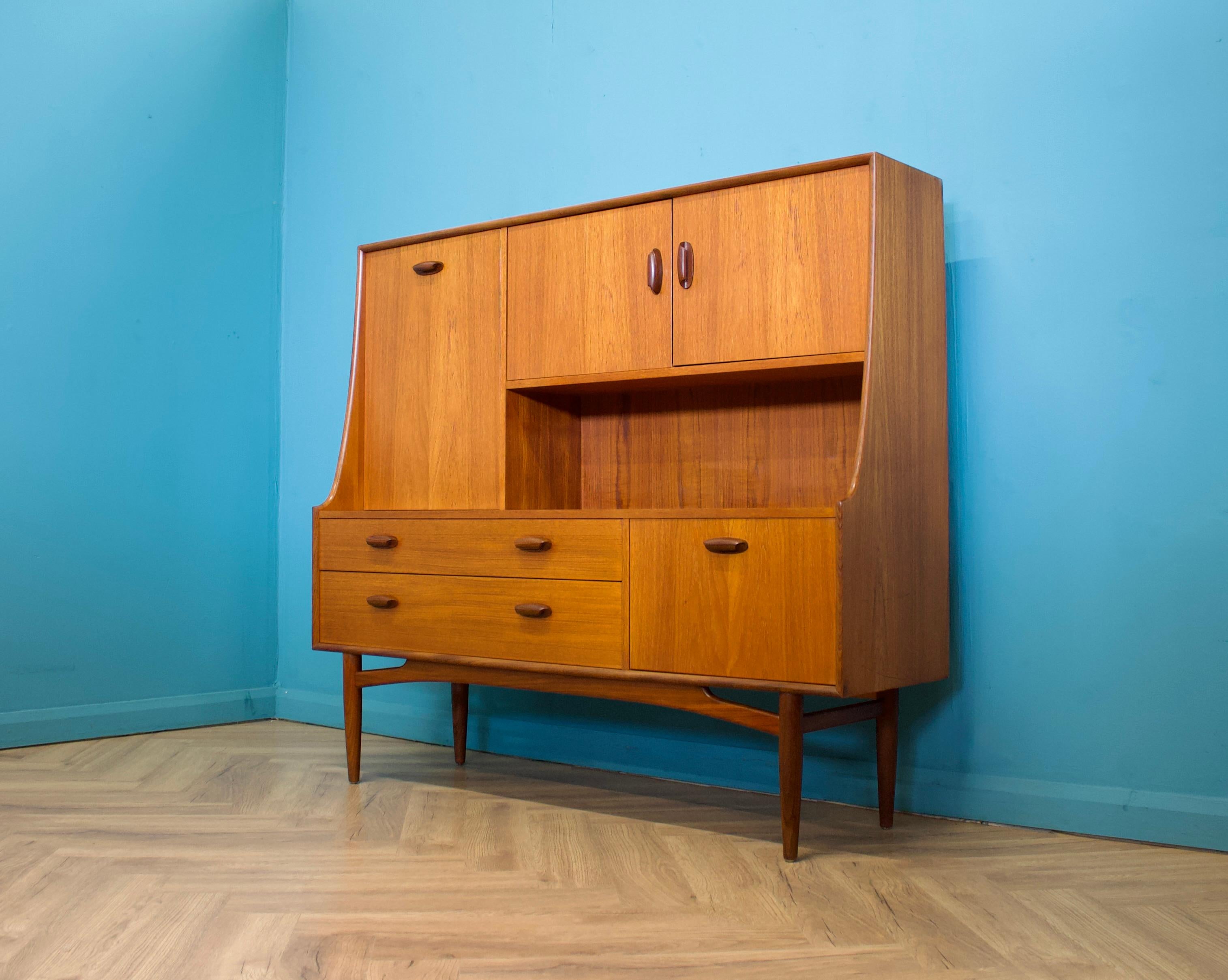 Mid-Century Modern Enfilade ou buffet en teck de G-Plan, années 1960 en vente