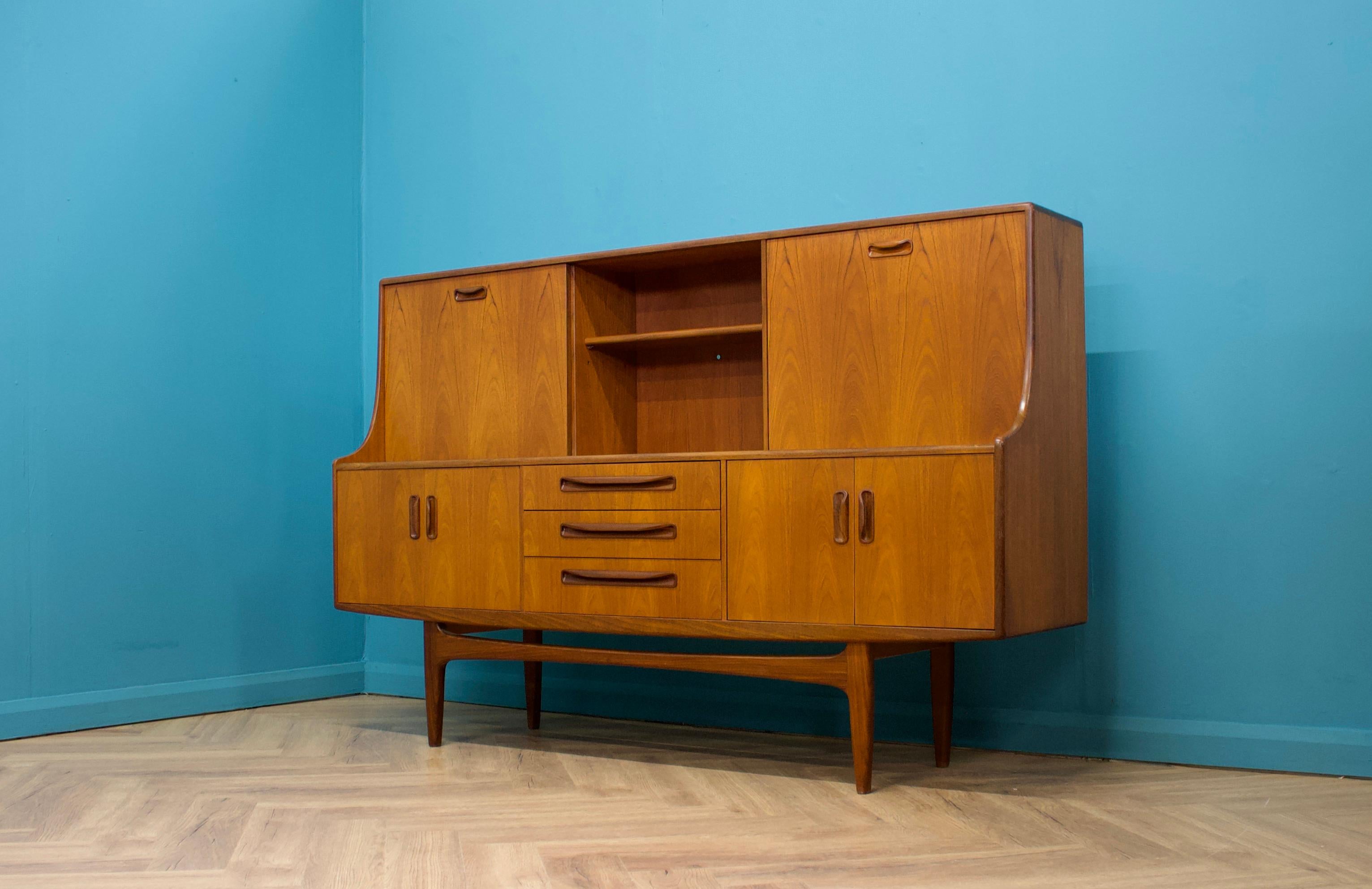 European Teak Sideboard or Highboard from G-Plan, 1960s