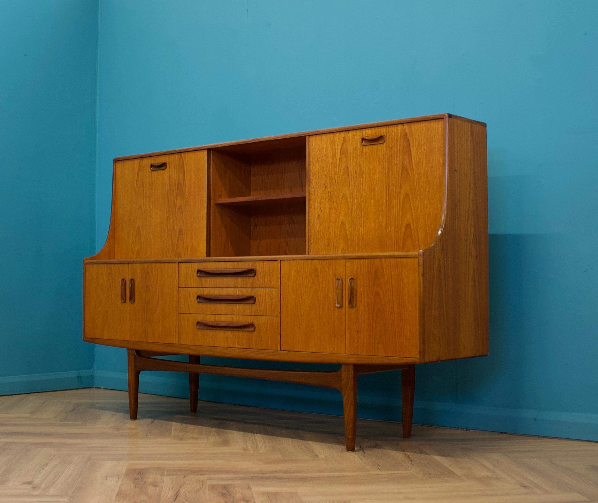 European Teak Sideboard or Highboard from G-Plan, 1960s