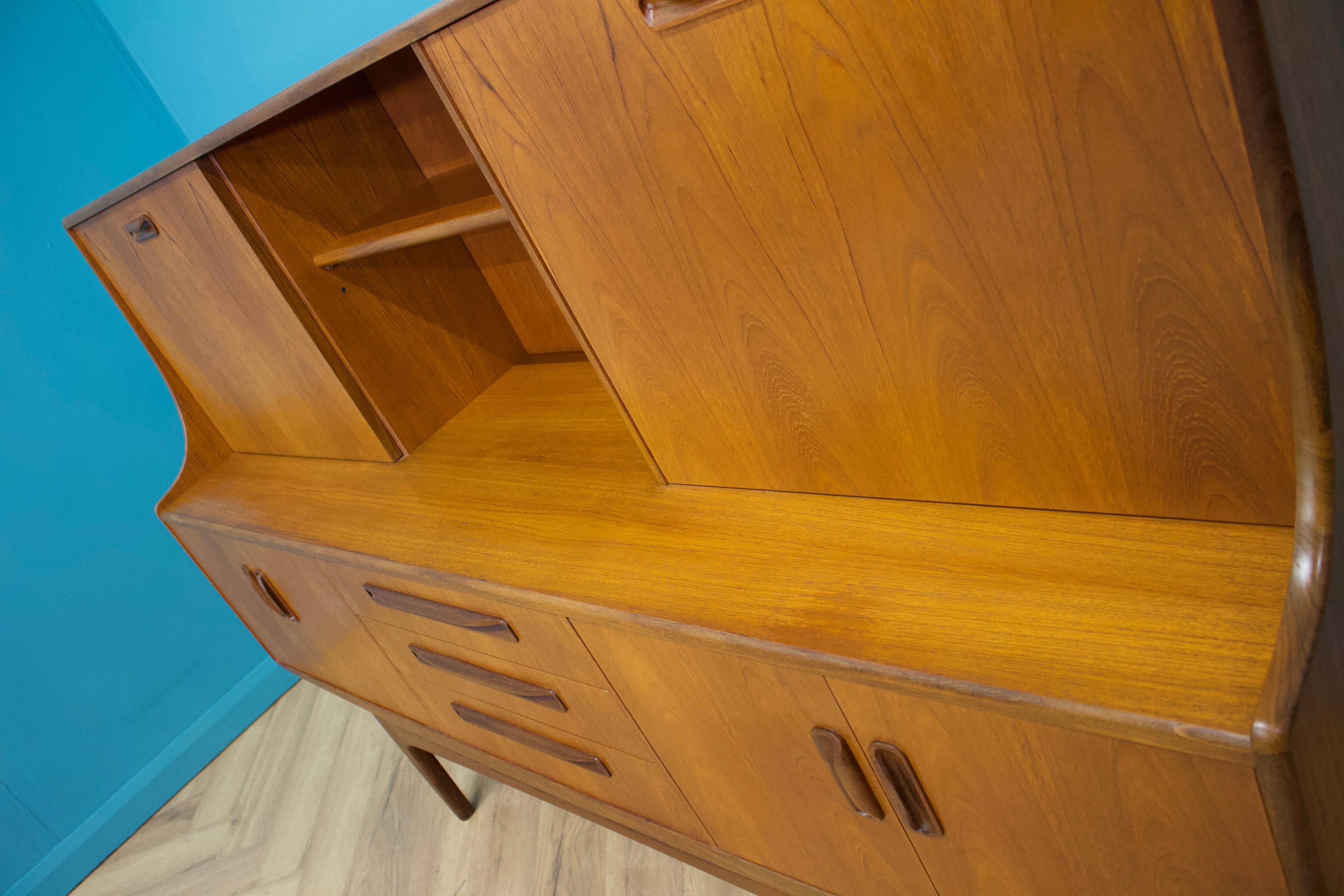 Teak Sideboard or Highboard from G-Plan, 1960s In Good Condition In South Shields, GB