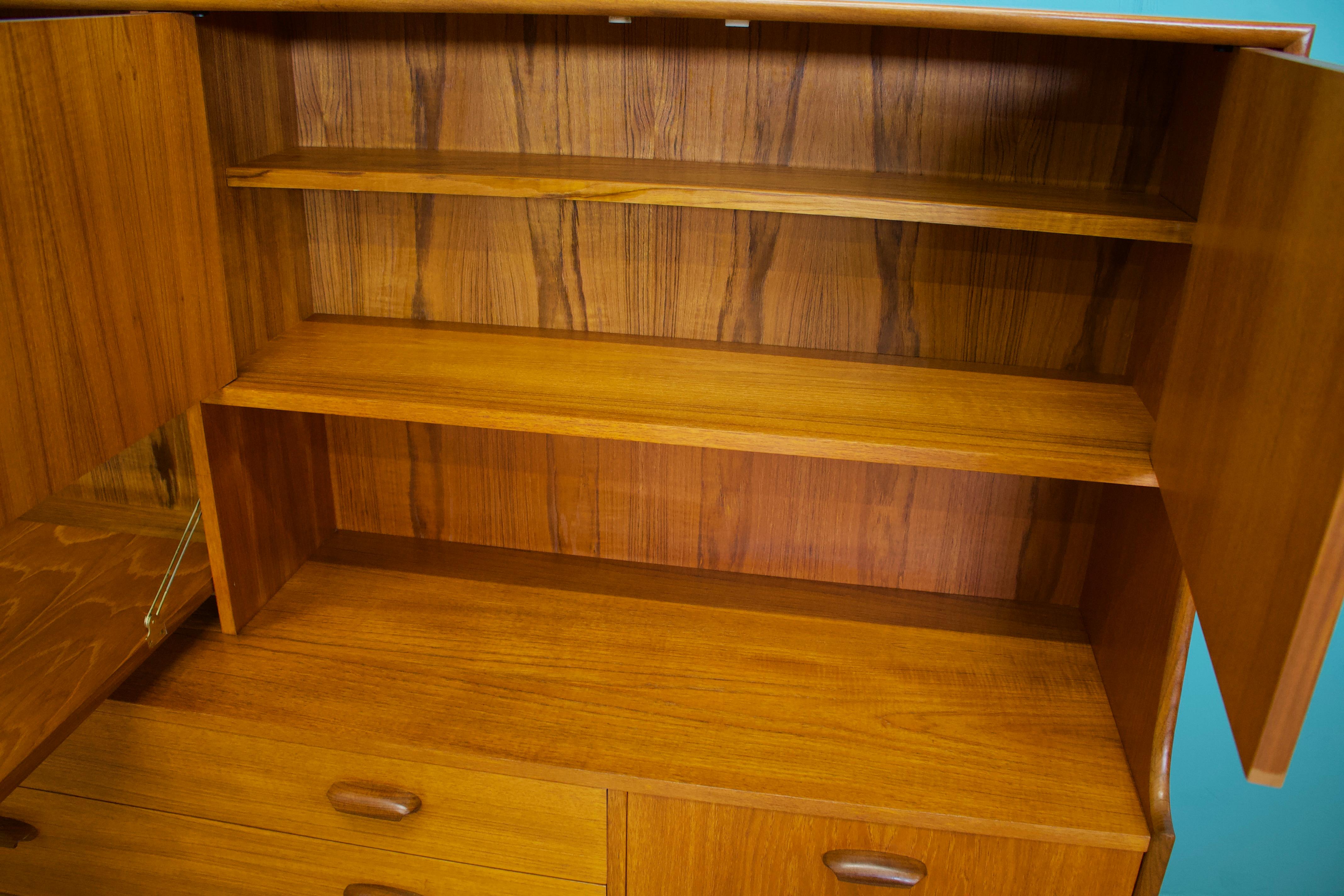 20ième siècle Enfilade ou buffet en teck de G-Plan, années 1960 en vente