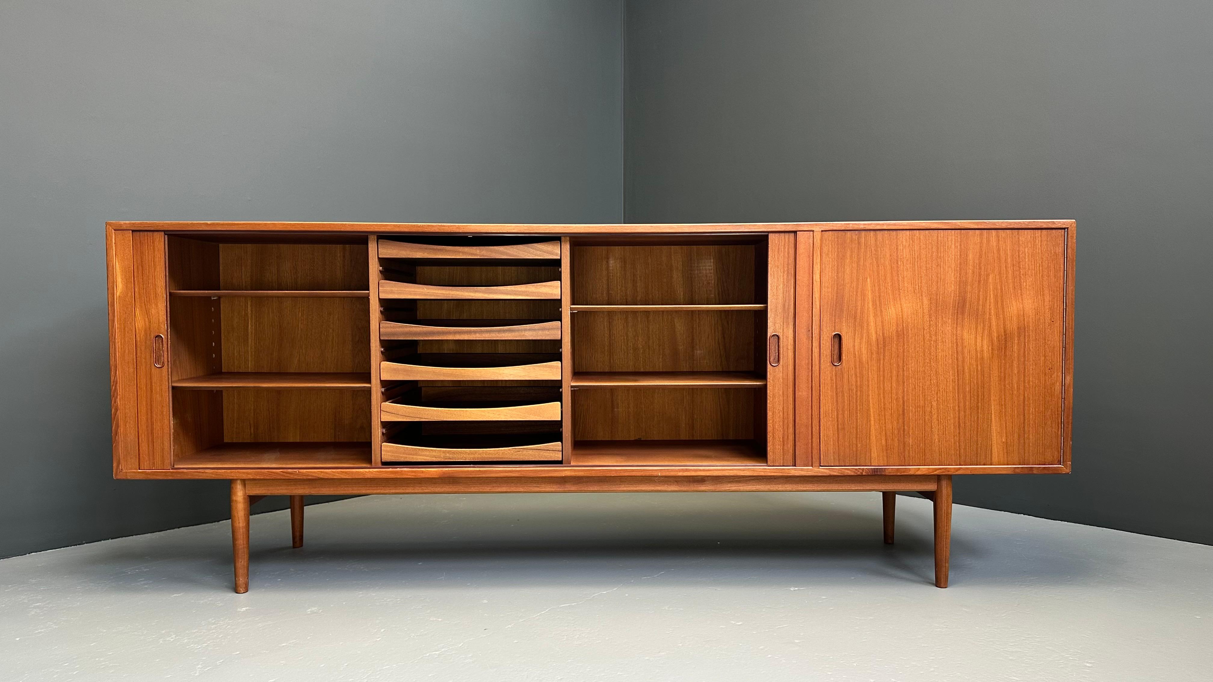 Teak Sideboard OS36 by Arne Vodder for Sibast, 1960s In Good Condition In Leuven, Vlaams Gewest