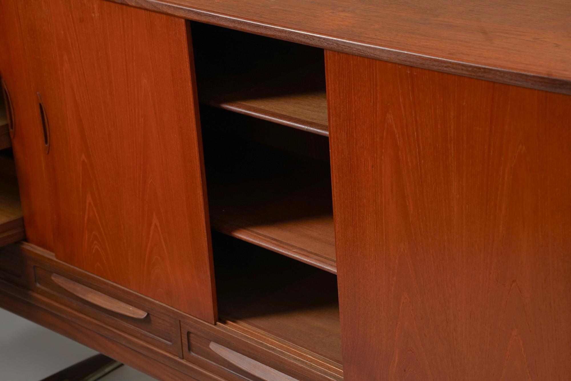 Teak Sideboard, Sofus Jørgensen, Denmark, 1960s For Sale 1