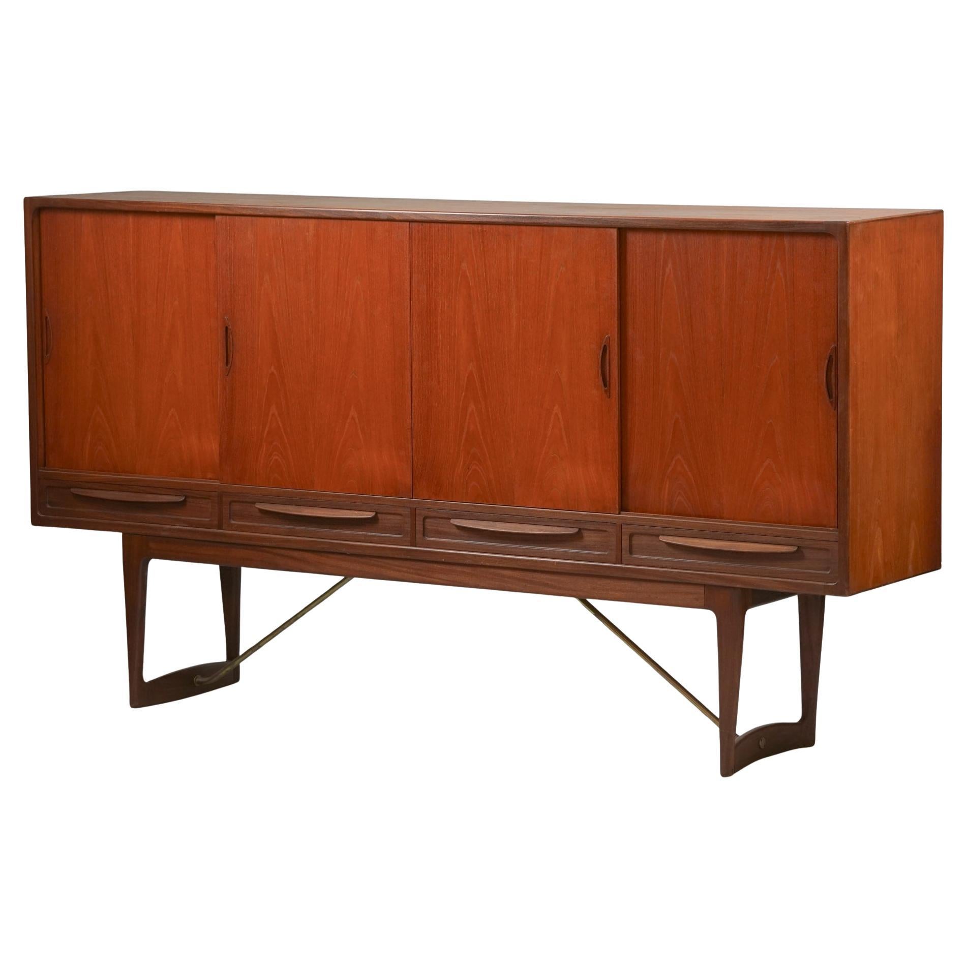 Buffet en teck, Sofus Jørgensen, Danemark, années 1960