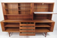 Teak Sideboard w/ Buffet by Omer Lefevre, 1960s
