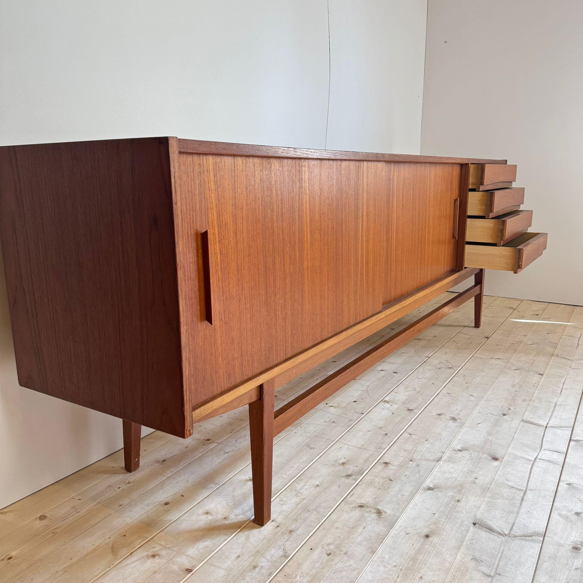 Teak sideboard with drawers, Denmark 1960 (Danish) im Angebot