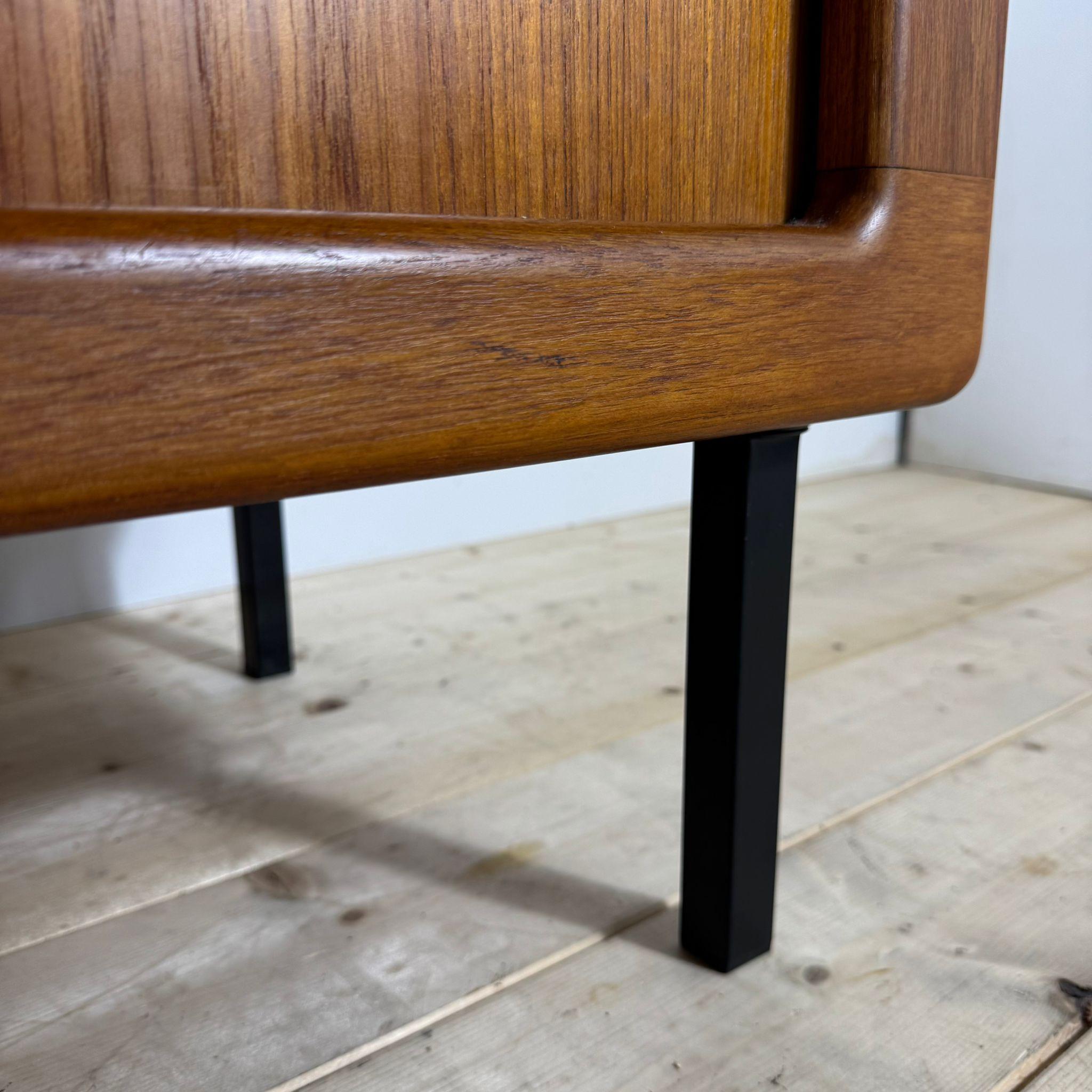 Teak sideboard with iron legs, Denmark 1960s For Sale 3
