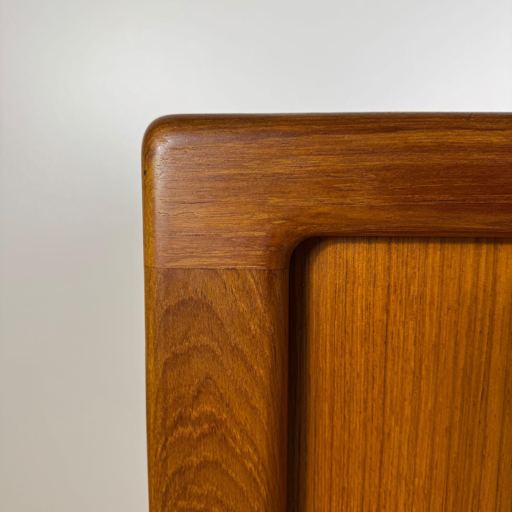 Mid-20th Century Teak sideboard with iron legs, Denmark 1960s For Sale