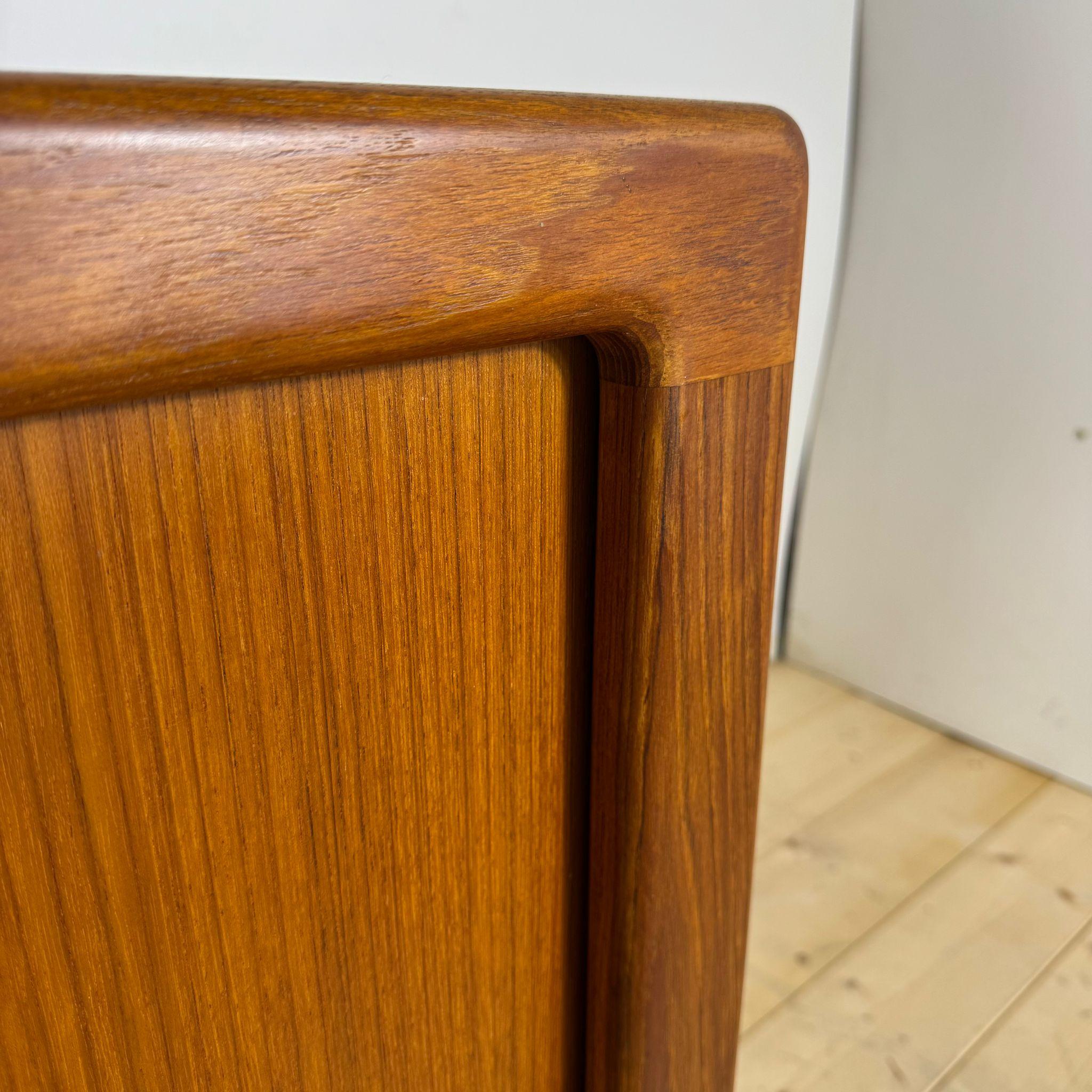 Teak sideboard with iron legs, Denmark 1960s For Sale 1