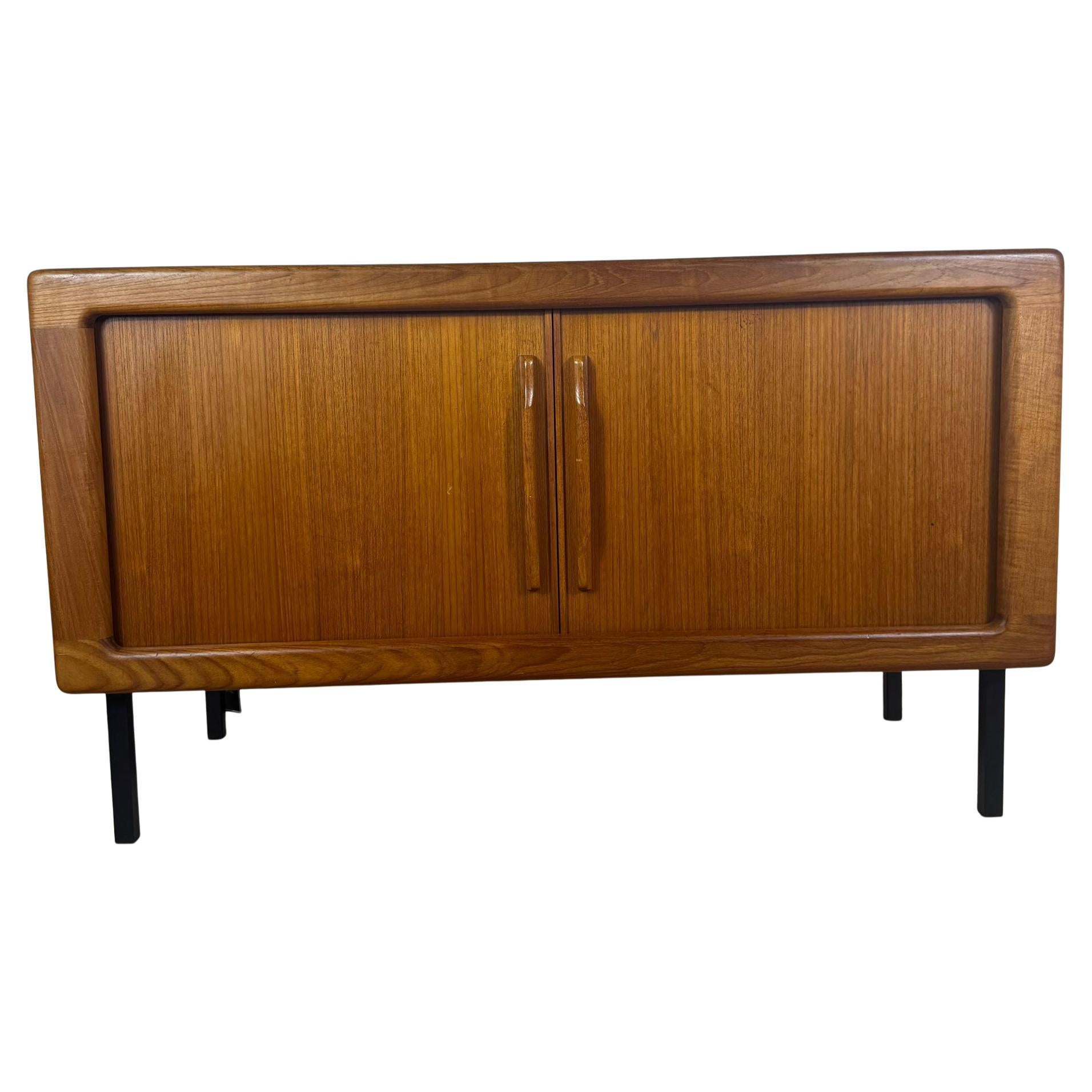 Teak sideboard with iron legs, Denmark 1960s