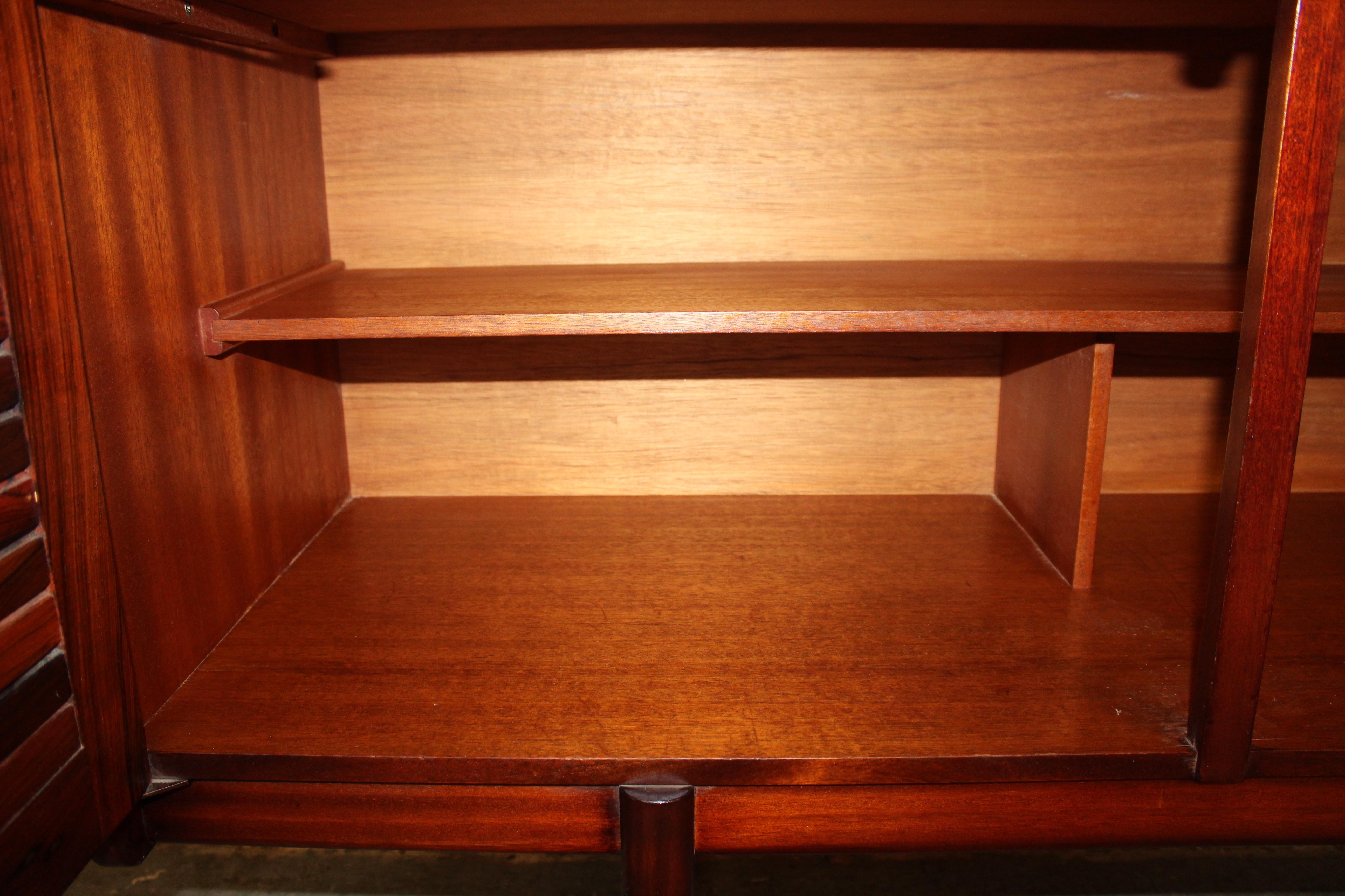 Teak Sideboard with Louvered Doors by A. H. McIntosh For Sale 3