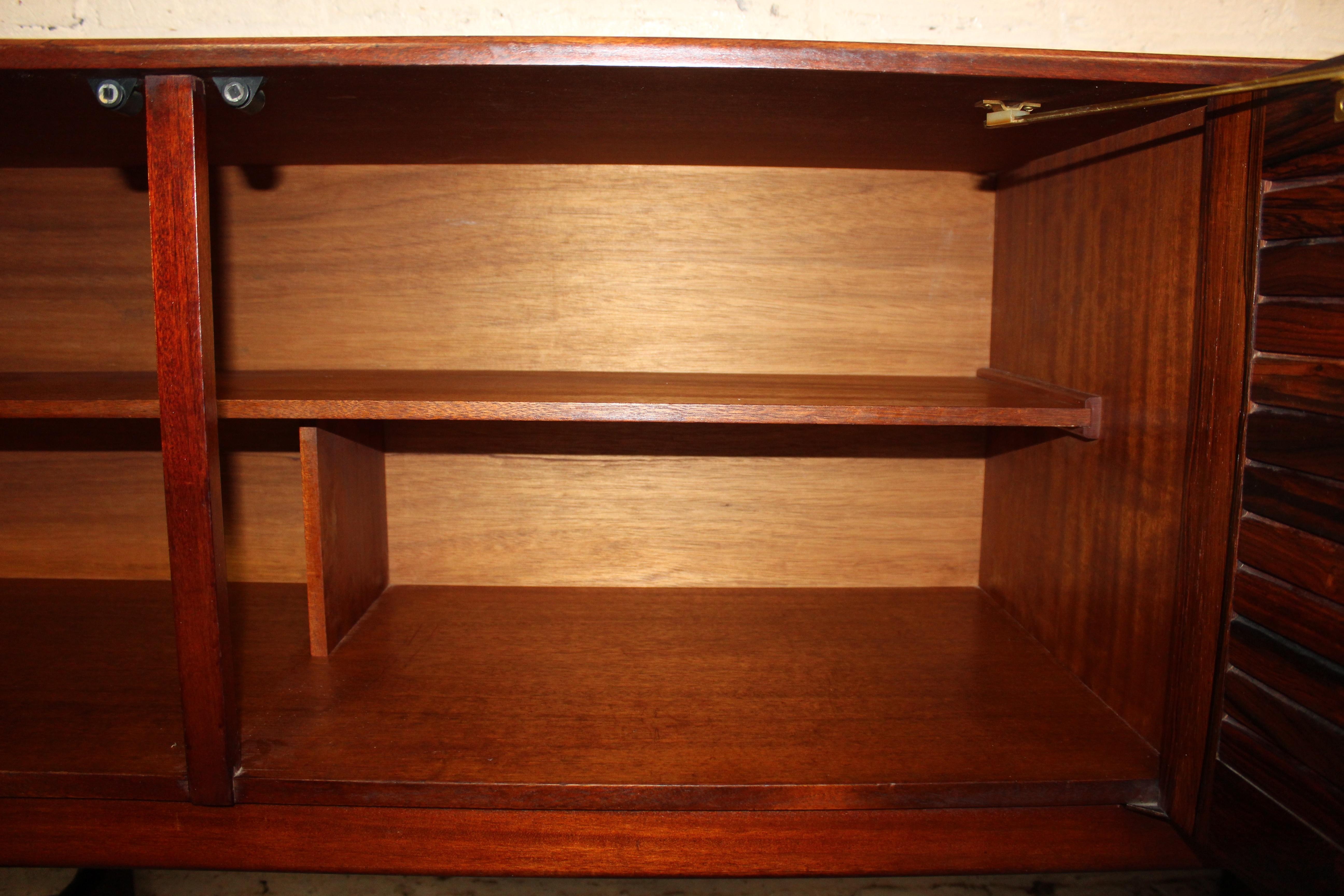 Teak Sideboard with Louvered Doors by A. H. McIntosh For Sale 4