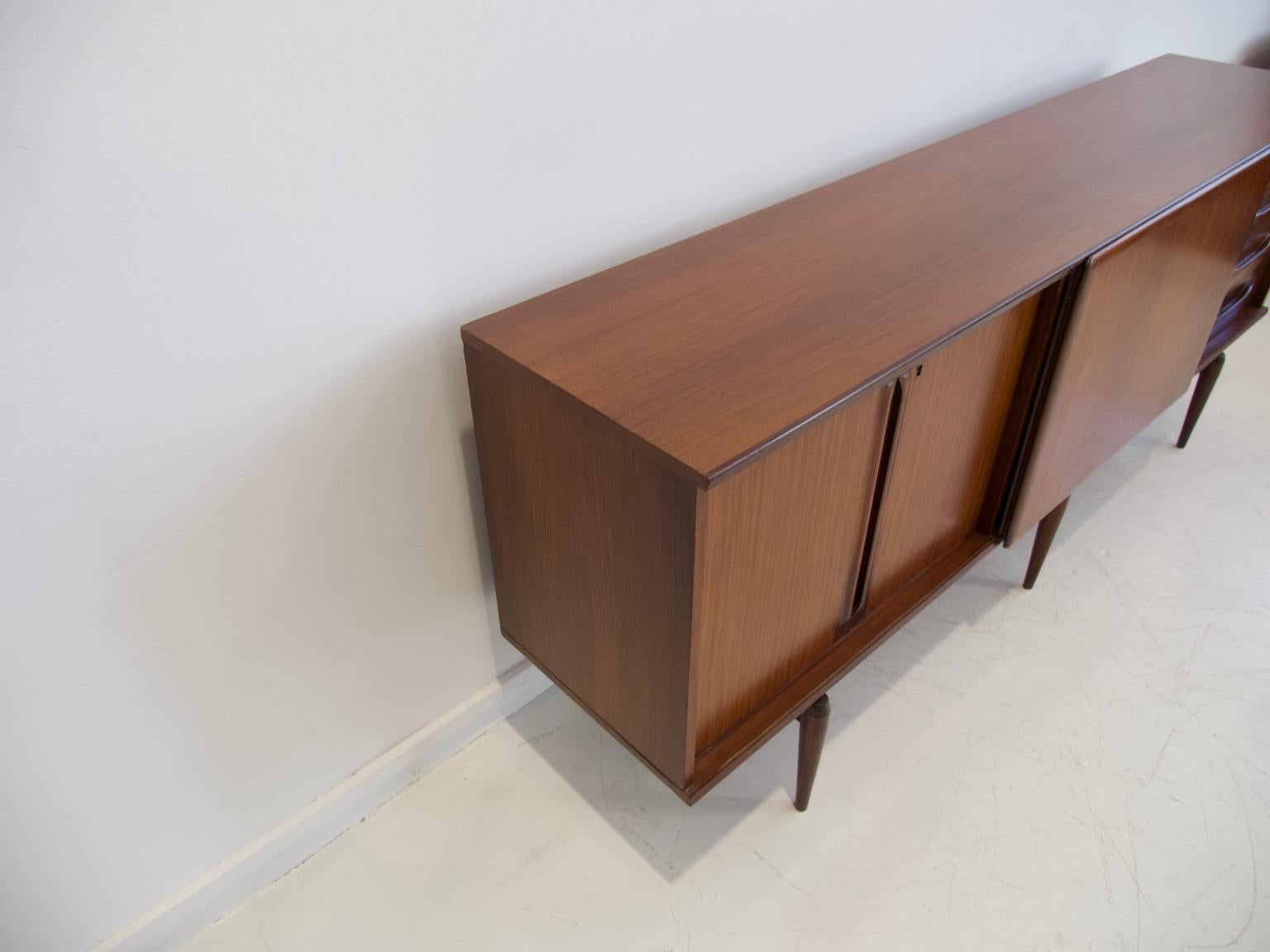 Teak Sideboard with Sliding Doors and Drawers by Amma 8