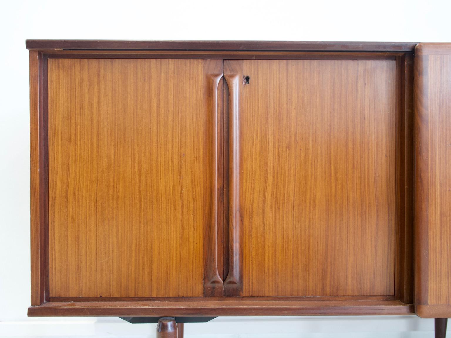 Teak Sideboard with Sliding Doors and Drawers by Amma 1