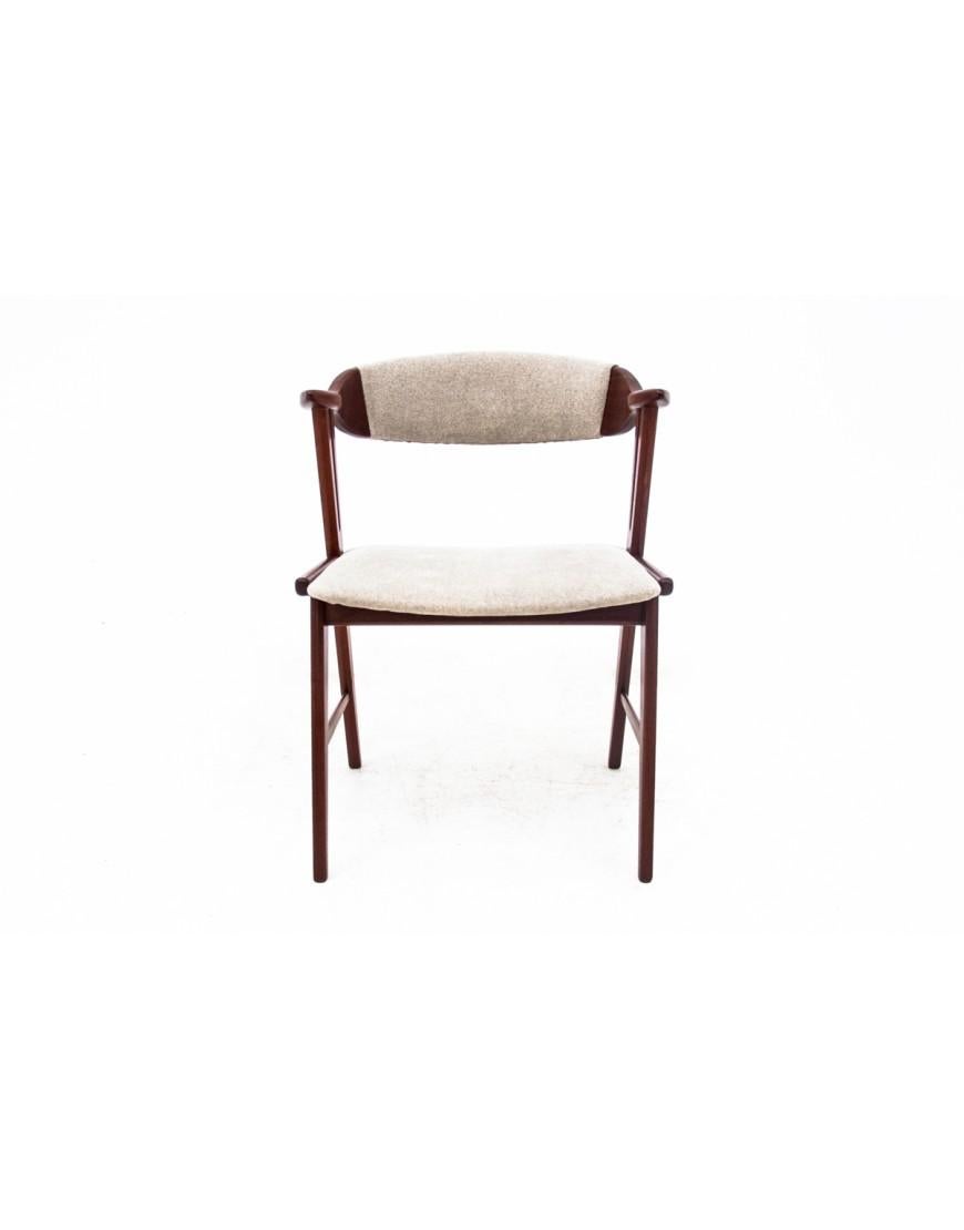 Teak Single Chair, Denmark, Danish Design from 1960s. After renovation. For Sale 2