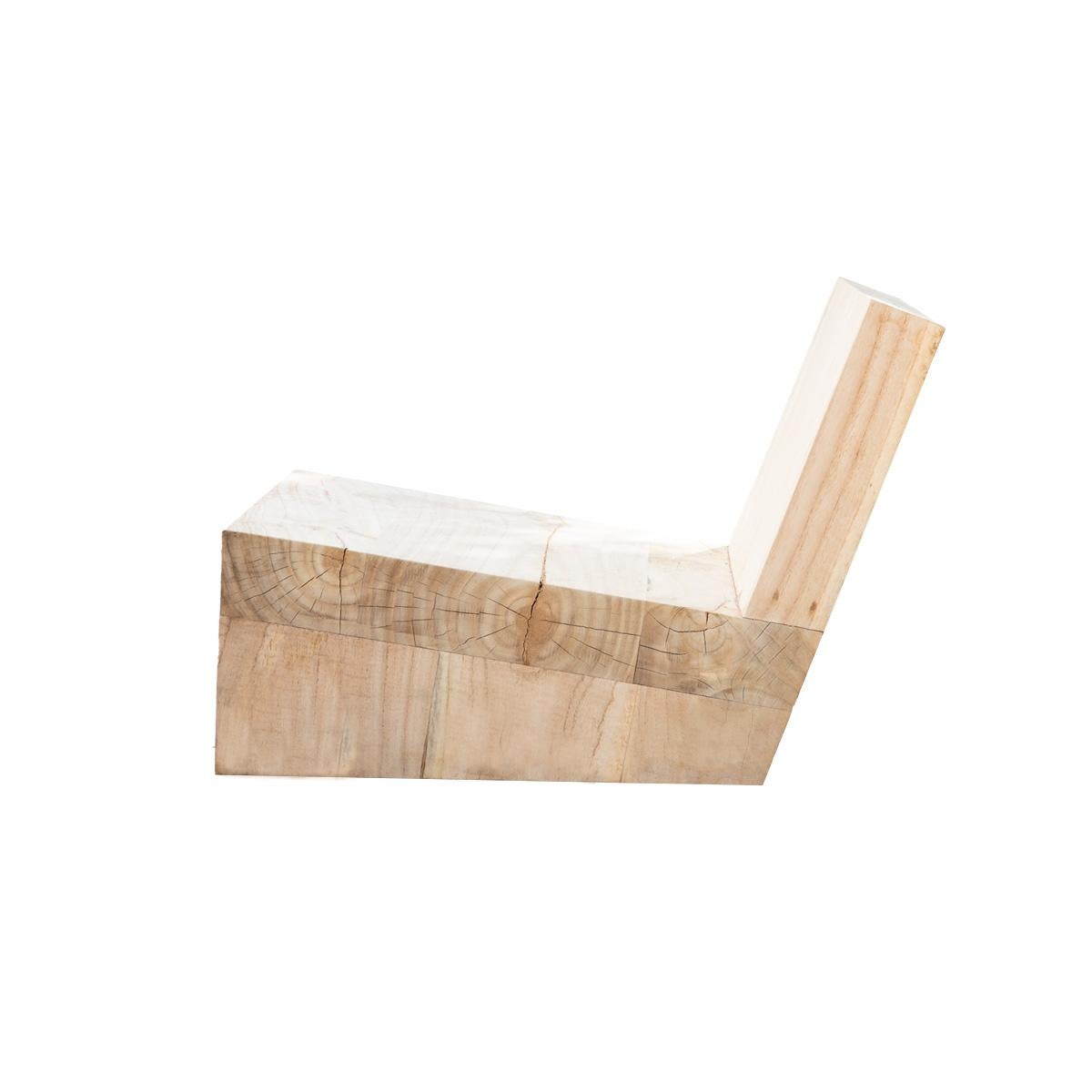 Teak Slab Chair Anglojaponés en venta