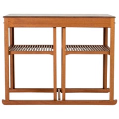 Retro Teak "Sladen" “The Sled” Nesting Table by Carl Malmsten, Sweden