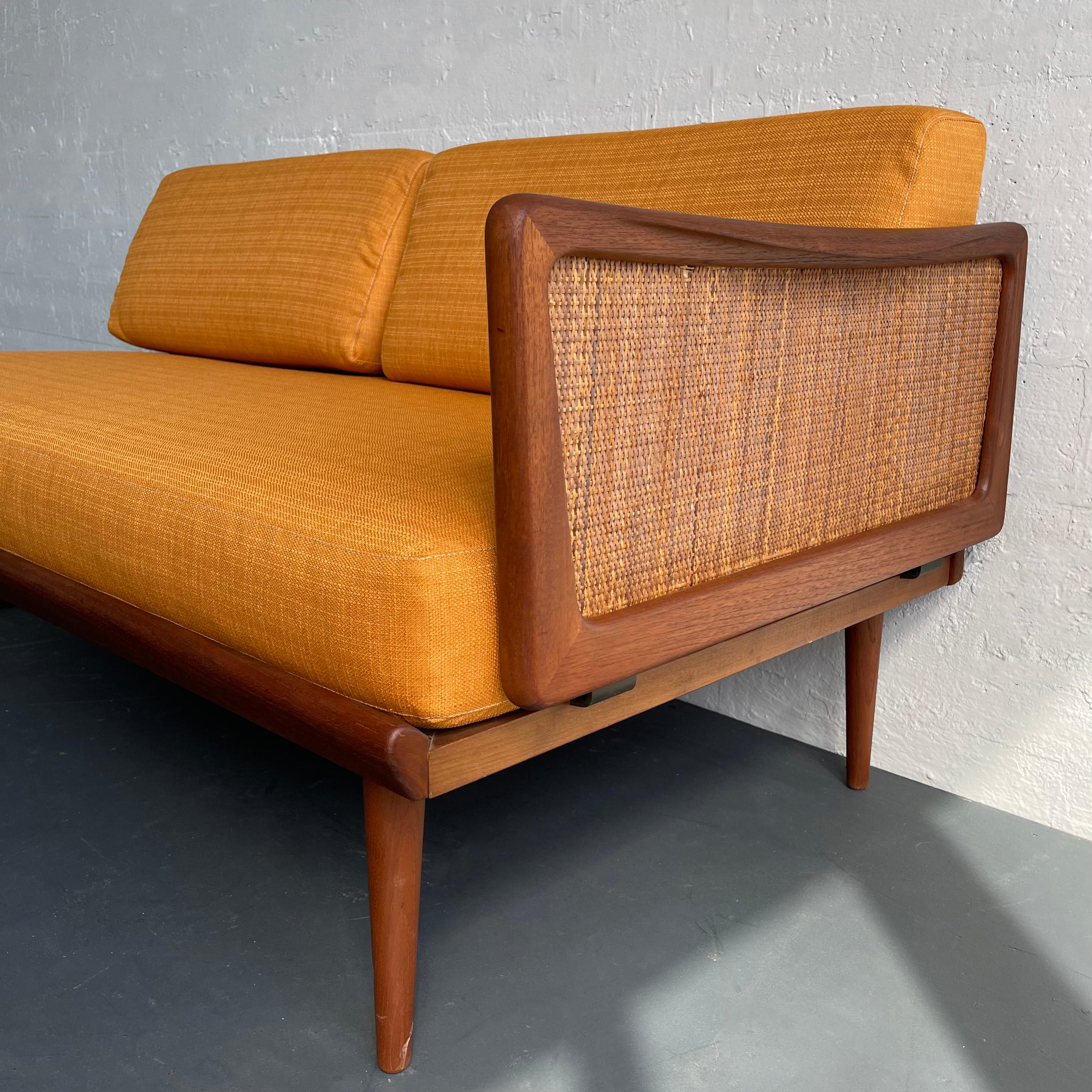 Upholstery Teak Sofa Daybed Sectional Set By Peter Hvidt & Orla Mølgaard-Nielsen