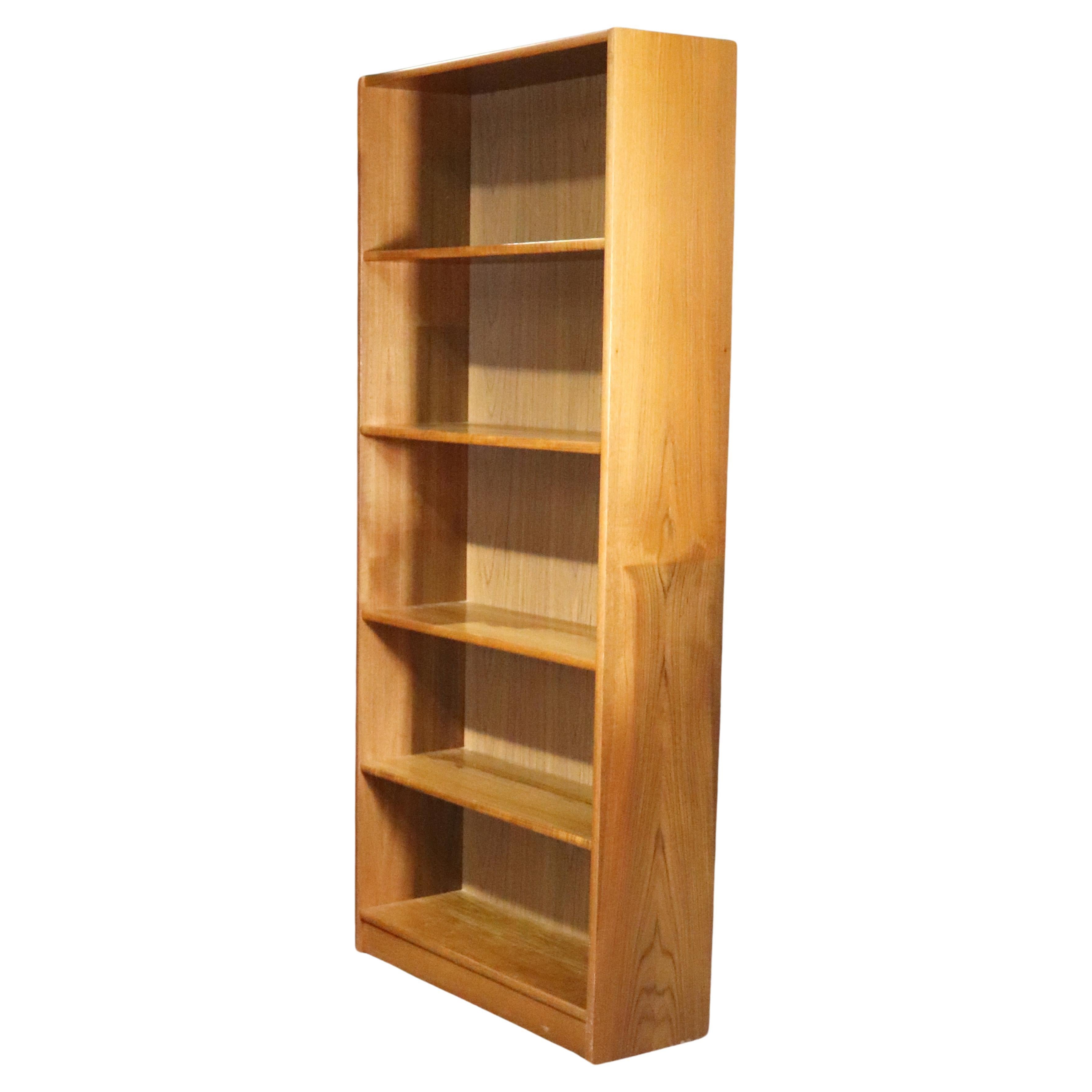 Teak Standing Bookcase For Sale