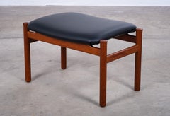 Teak Stool by Søren Hansen for Fritz Hansen, Denmark, 1950s