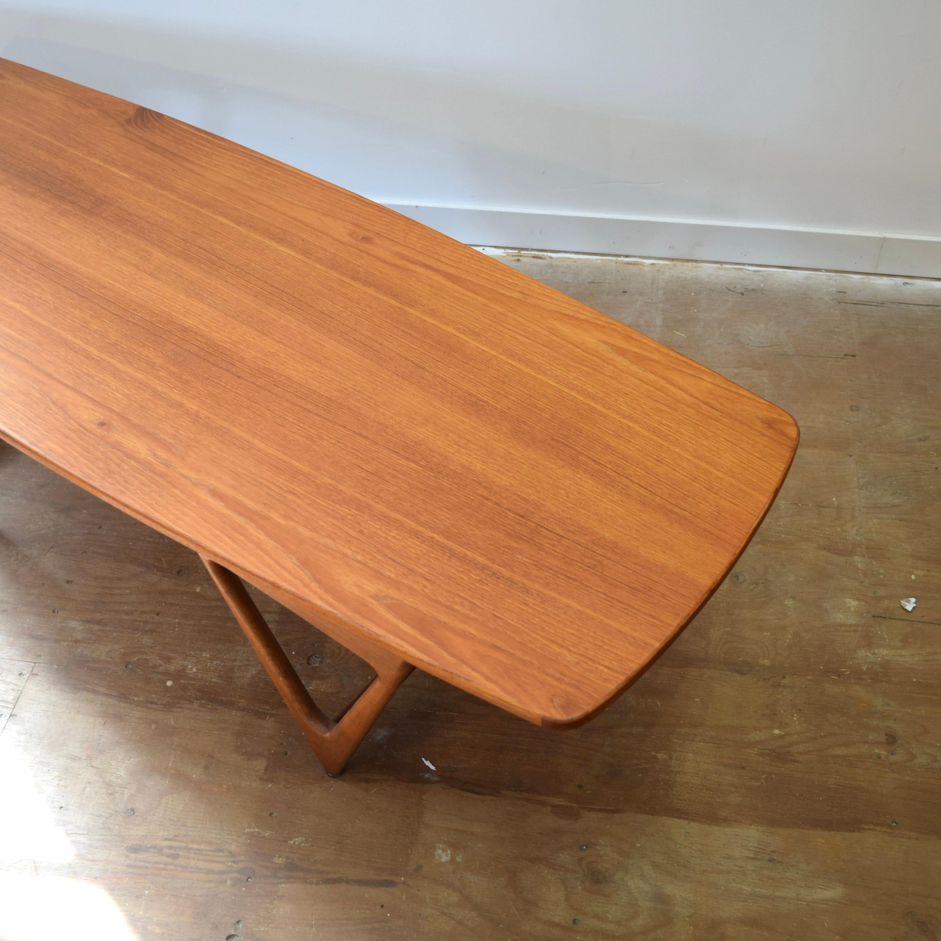 Table basse Surfboard de Kurt Ostervig en vente 1