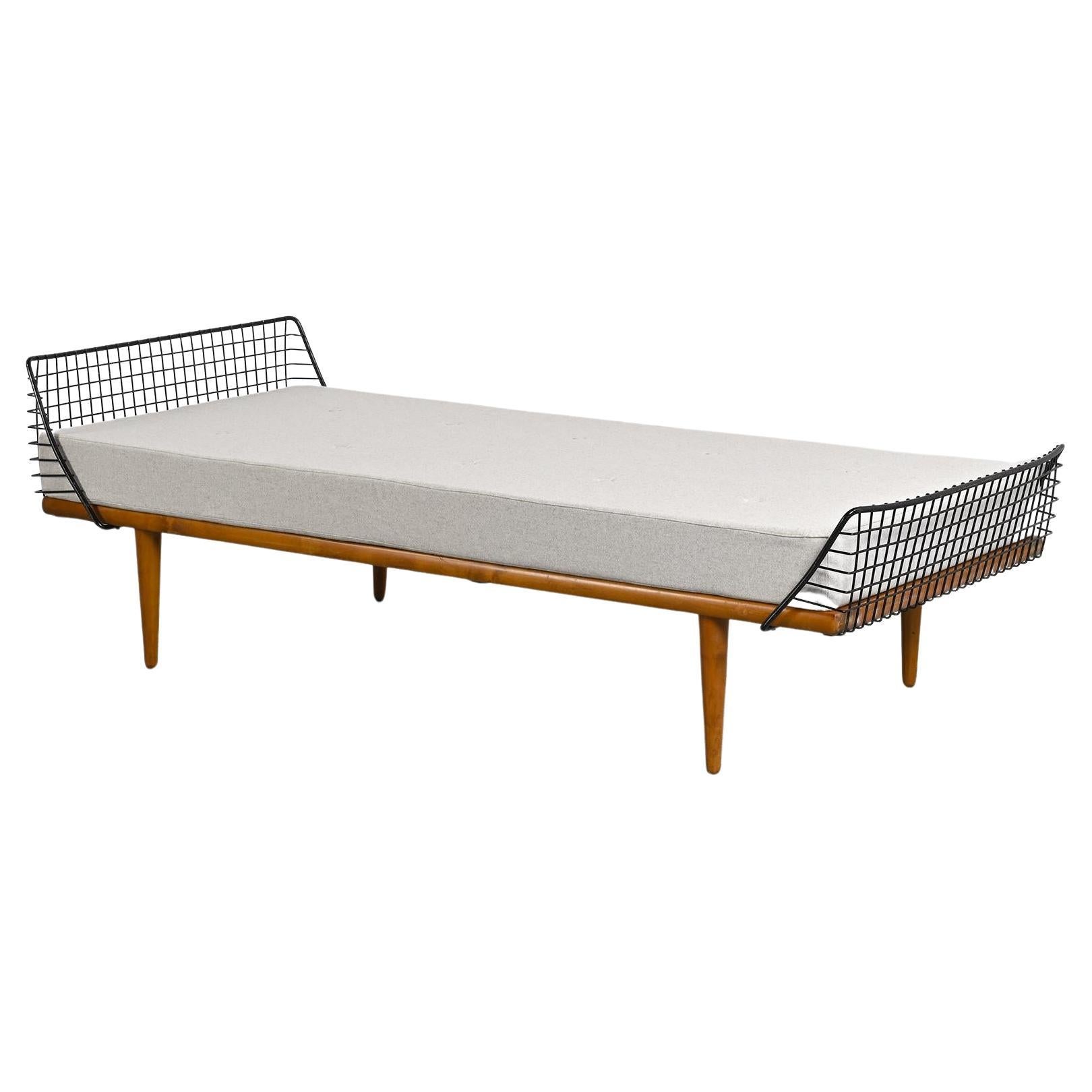  Teak Swedish Daybed by Triva Sweden, circa 1960  For Sale
