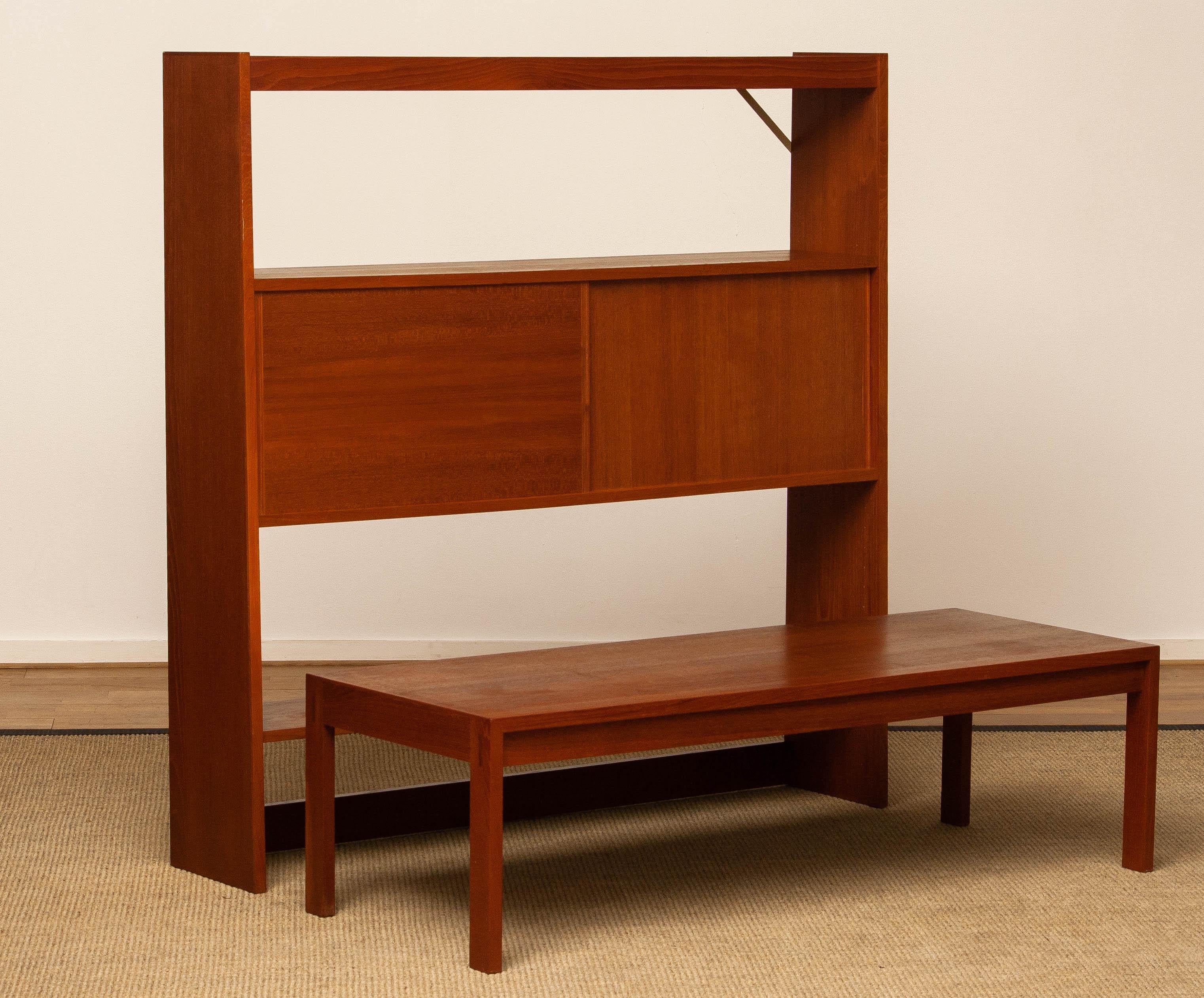 Meuble de rangement/étagères en teck conçu par Svante Skogh pour Seffle, Suède, années 1960 en vente 6