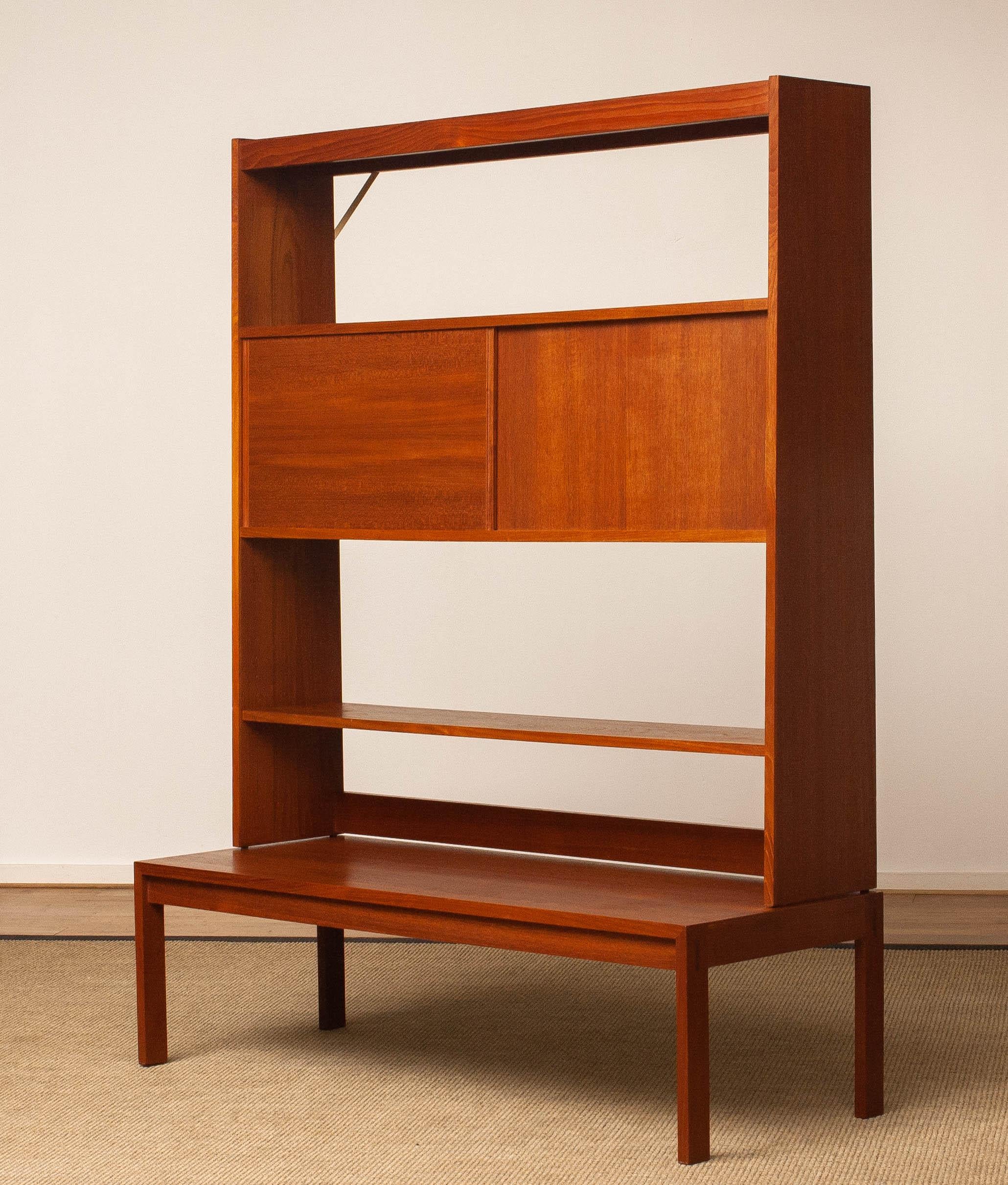 Suédois Meuble de rangement/étagères en teck conçu par Svante Skogh pour Seffle, Suède, années 1960 en vente