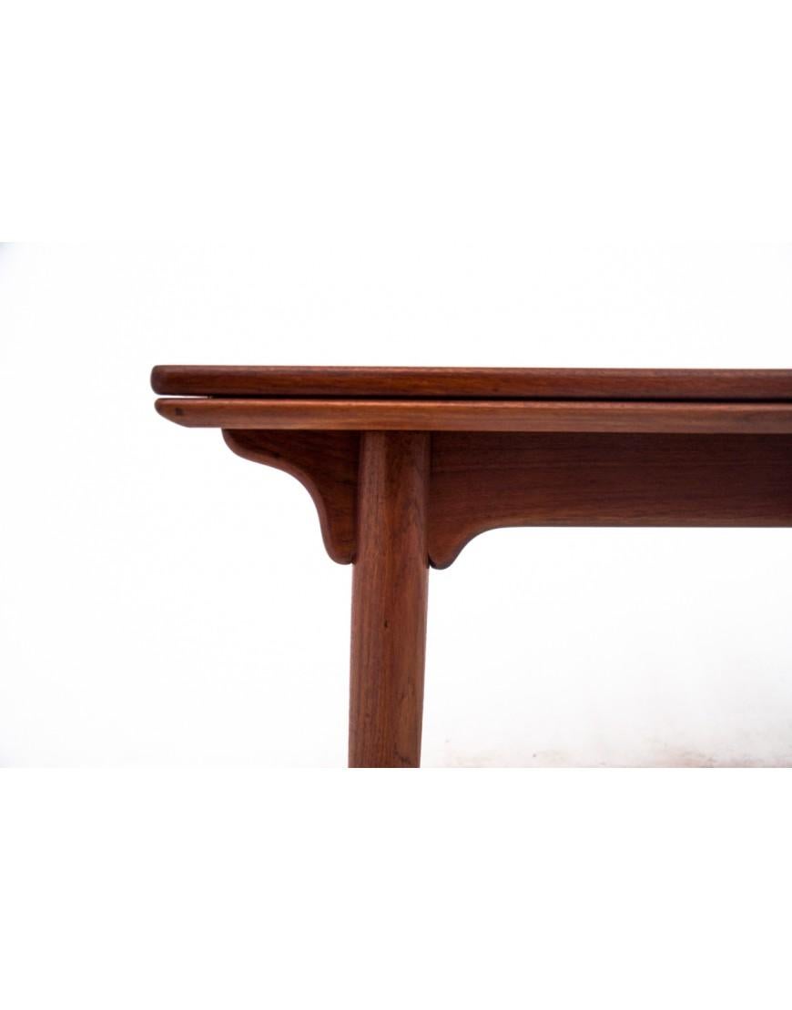 Teak table, Denmark, 1960s Bon état - En vente à Chorzów, PL