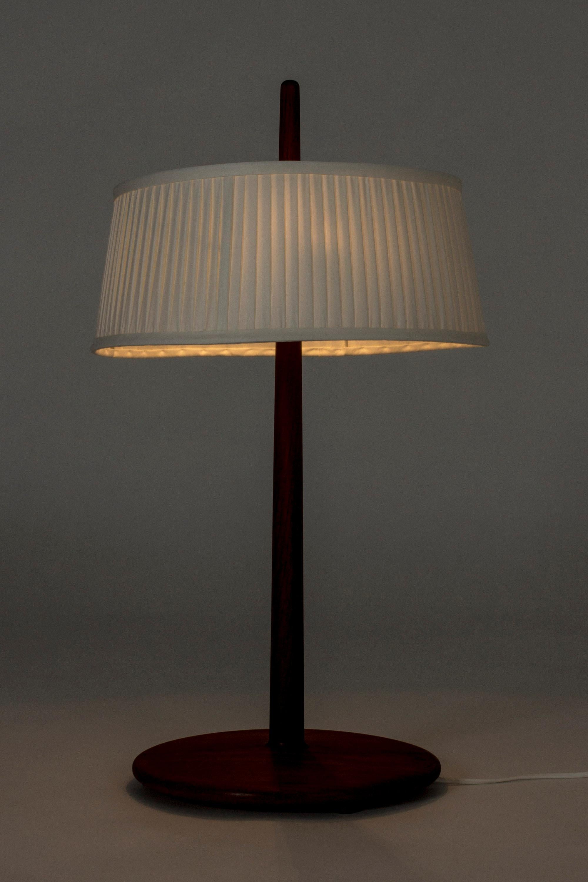 Scandinavian Modern Teak Table Lamp by Alf Svensson