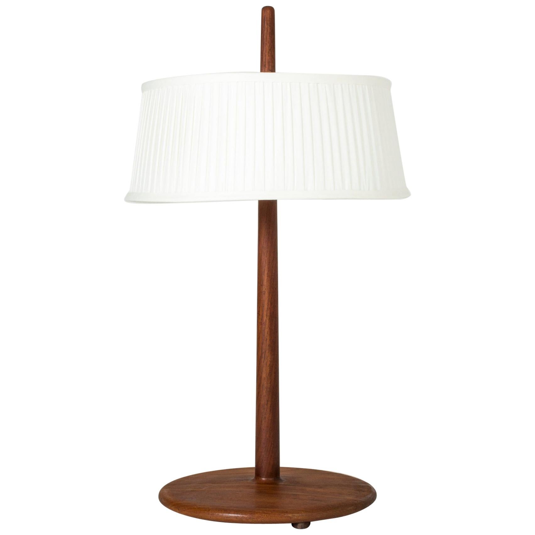 Teak Table Lamp by Alf Svensson