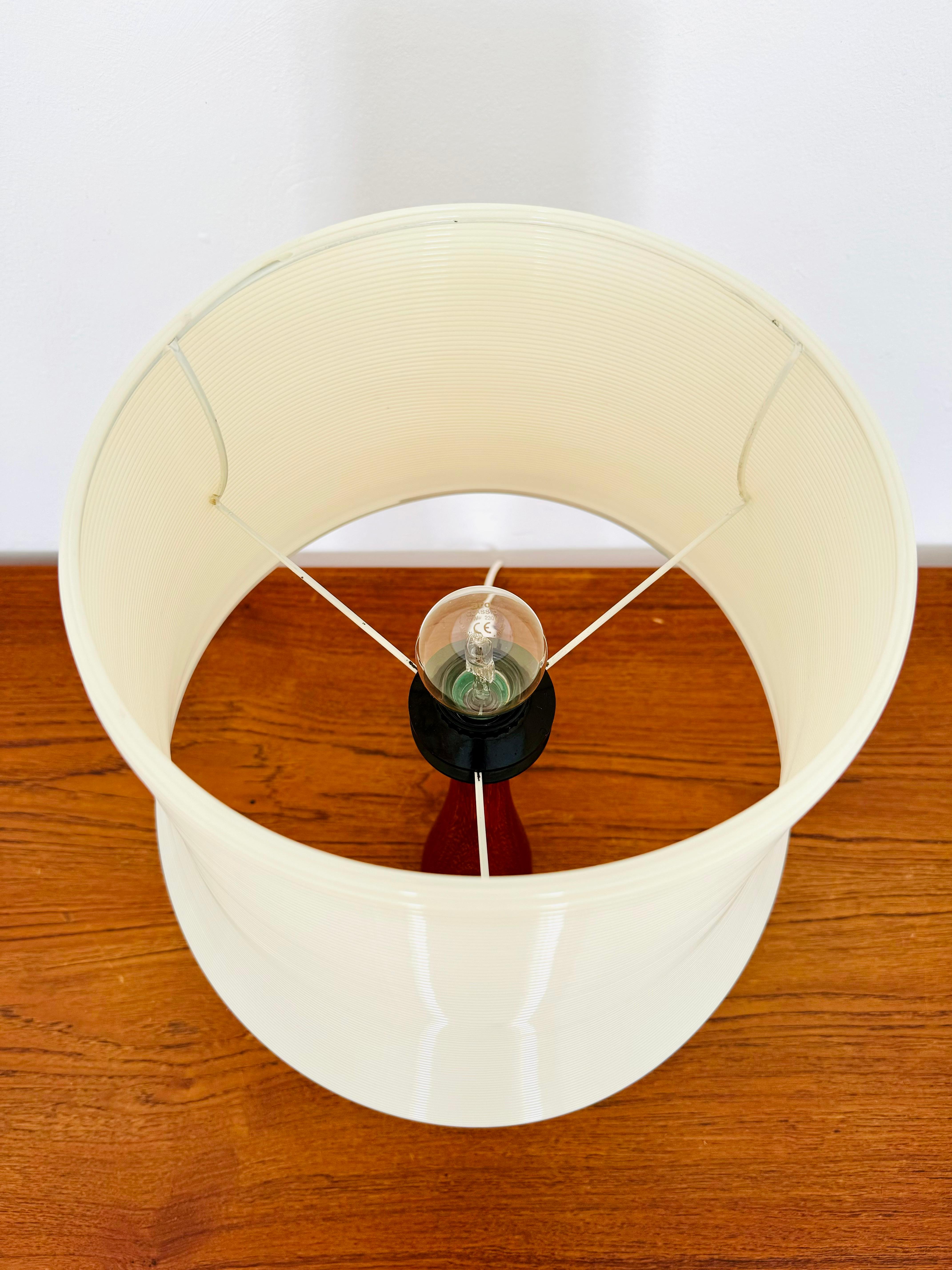 Lampe de table en teck de Yasha Heifetz pour Rotaflex Bon état - En vente à München, DE
