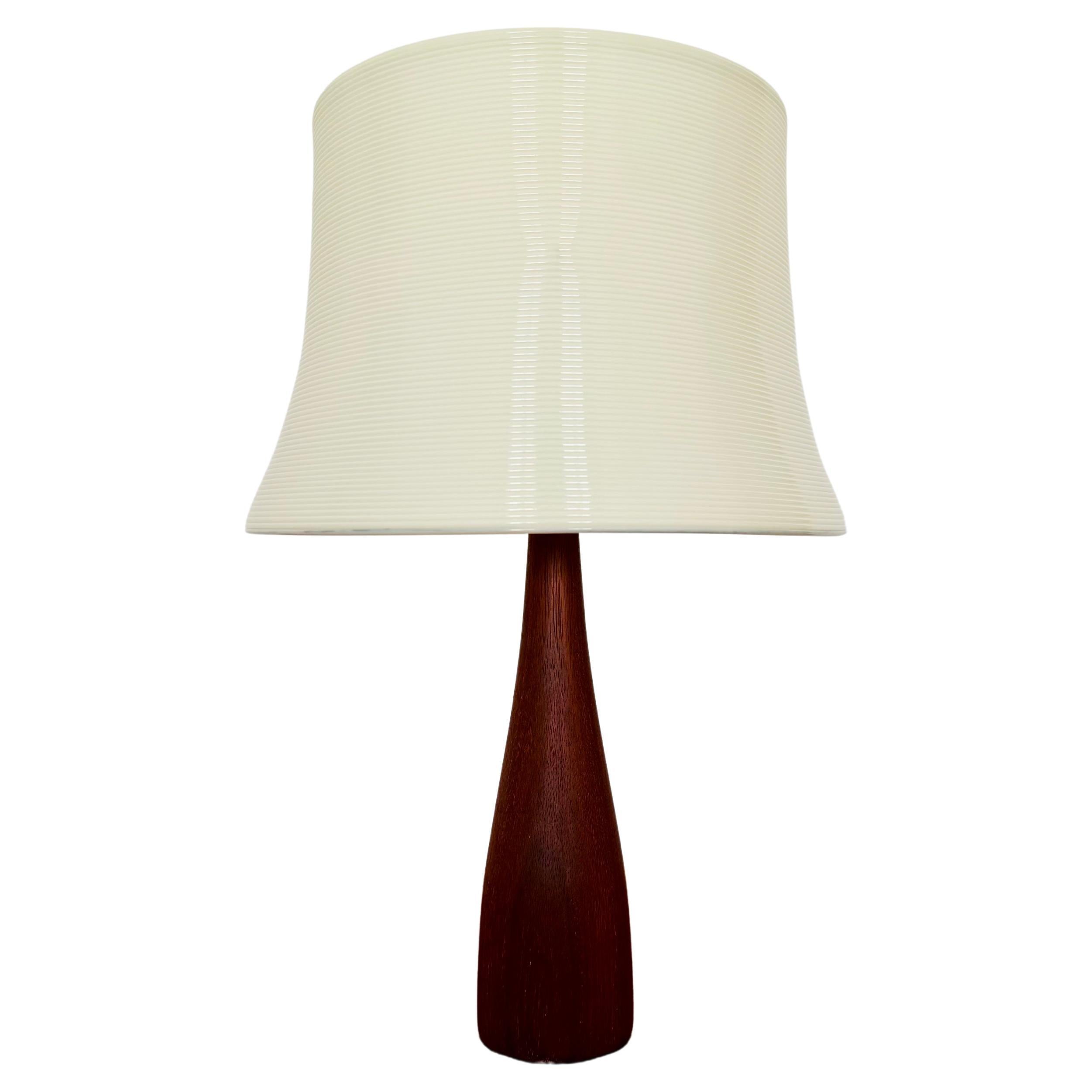 Teak Table Lamp by Yasha Heifetz for Rotaflex