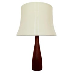 Lampada da tavolo in teak di Yasha Heifetz per Rotaflex