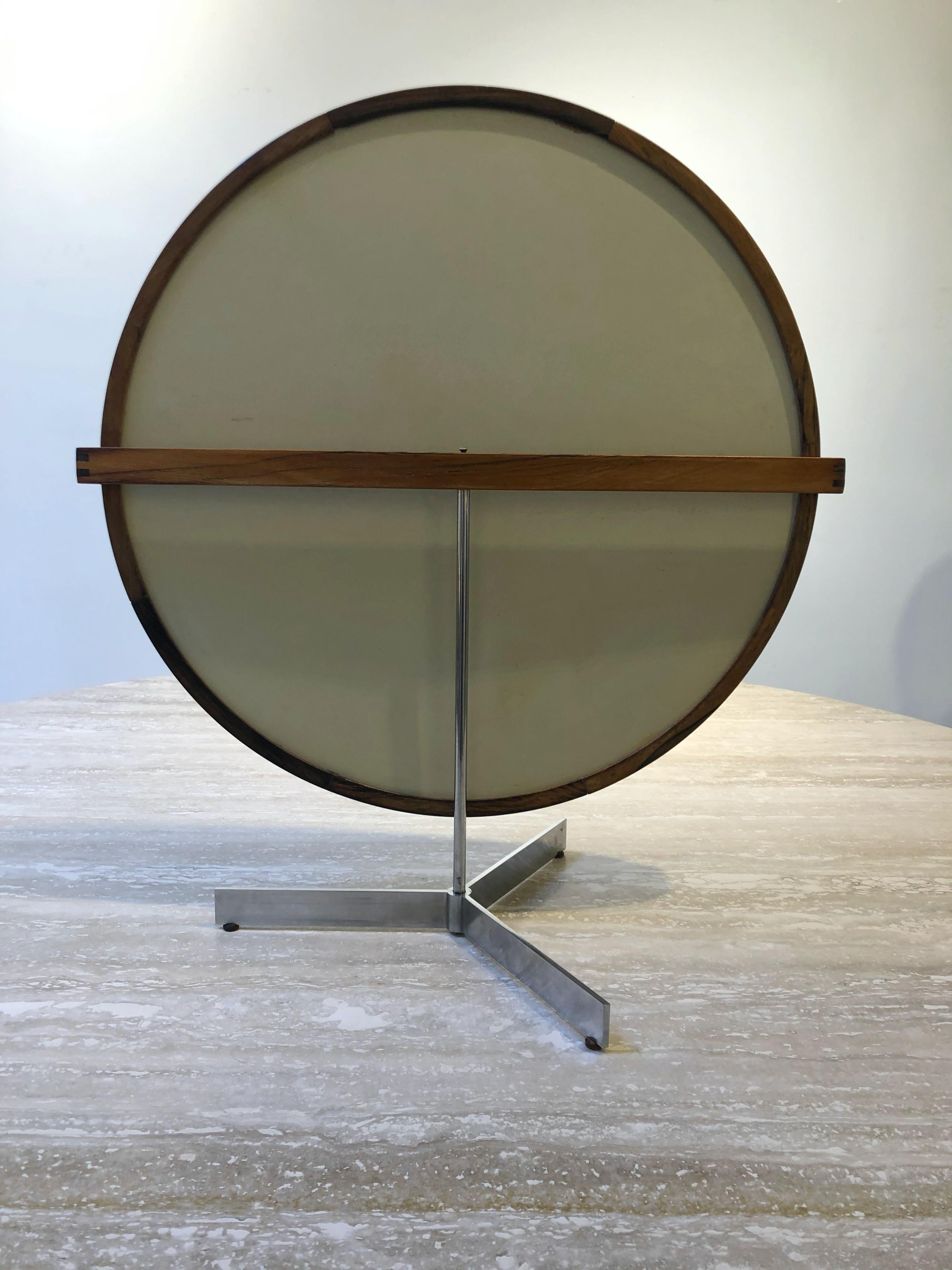 Mid-20th Century Teak Table Mirror by Uno & Östen Kristiansson for Luxus, 1960s