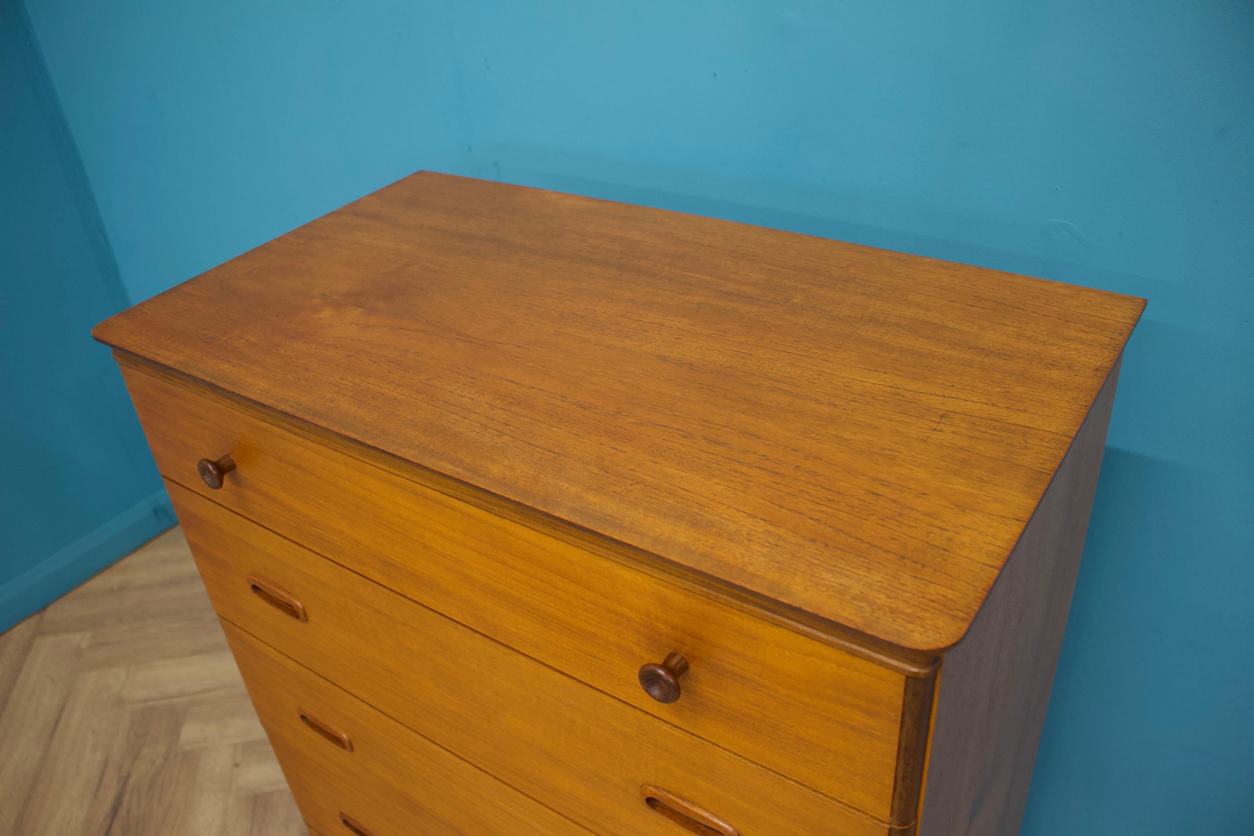 20th Century Teak Tallboy Chest of Drawers from Austinsuite, 1960s