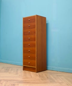 Teak Tallboy Chest of Drawers from S M Quality, 1960s